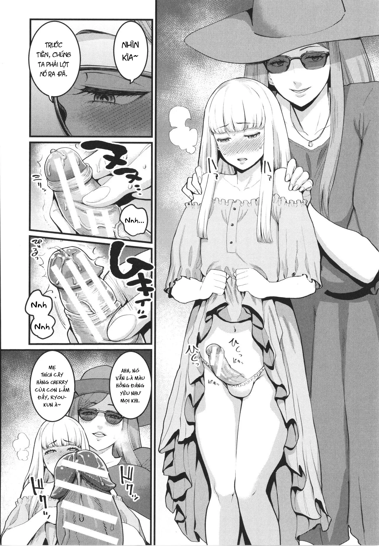 HentaiVN.net - Ảnh 8 - Buổi Làm Tình Ngoài Trời Của Mẹ Con Tôi [Boku to Mama no Josou Koukai Pakohame Nama Sex] - Oneshot