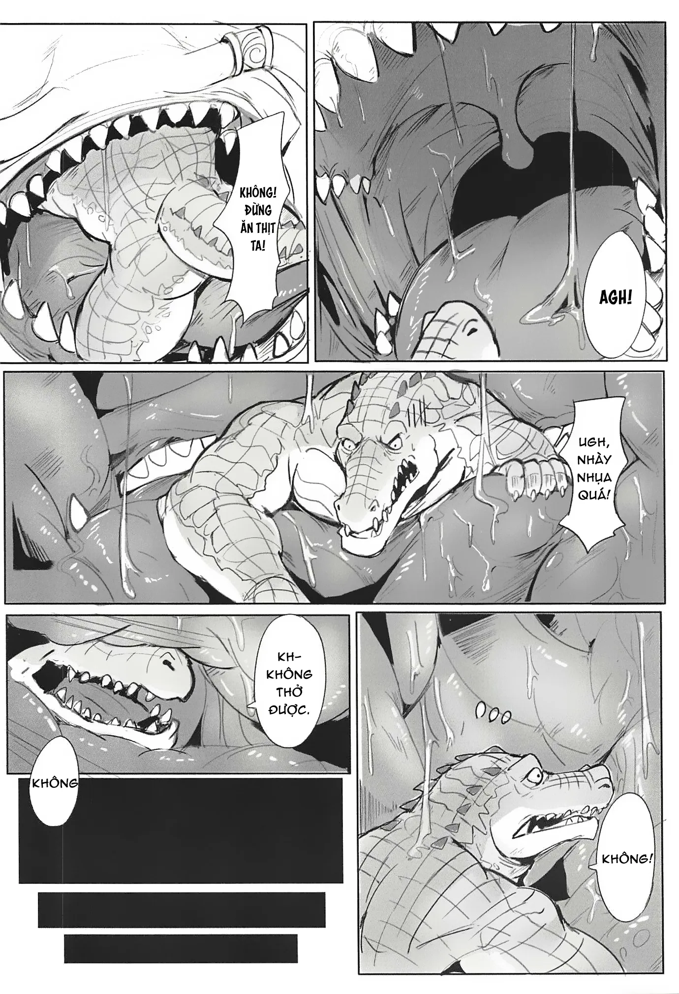 HentaiVN.net - Ảnh 32 - Đường cùng của kẻ săn mồi 2 [The Hunter's Deadend 2] - Hổ báo và cái kết