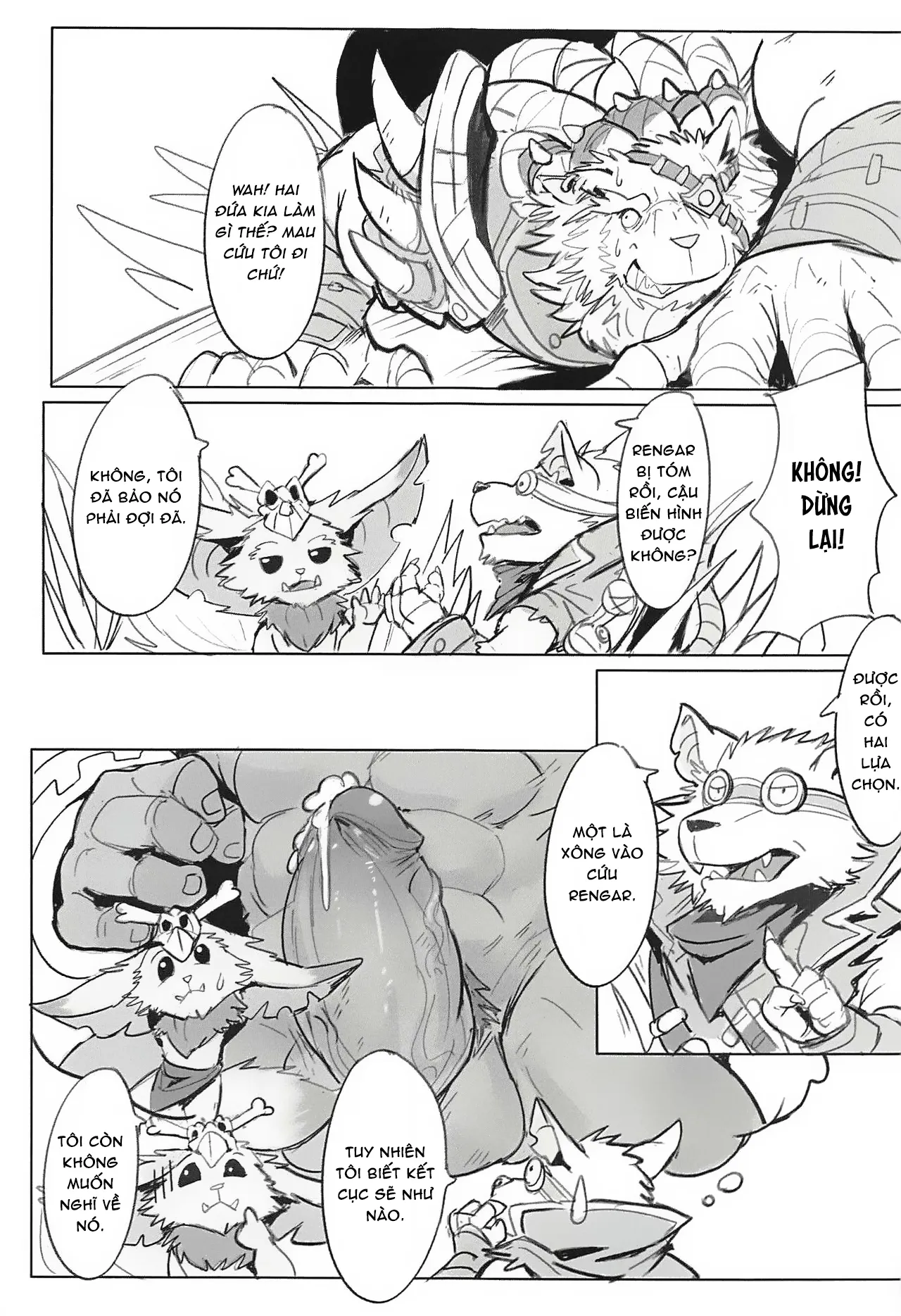 HentaiVN.net - Ảnh 47 - Đường cùng của kẻ săn mồi 2 [The Hunter's Deadend 2] - Hổ báo và cái kết