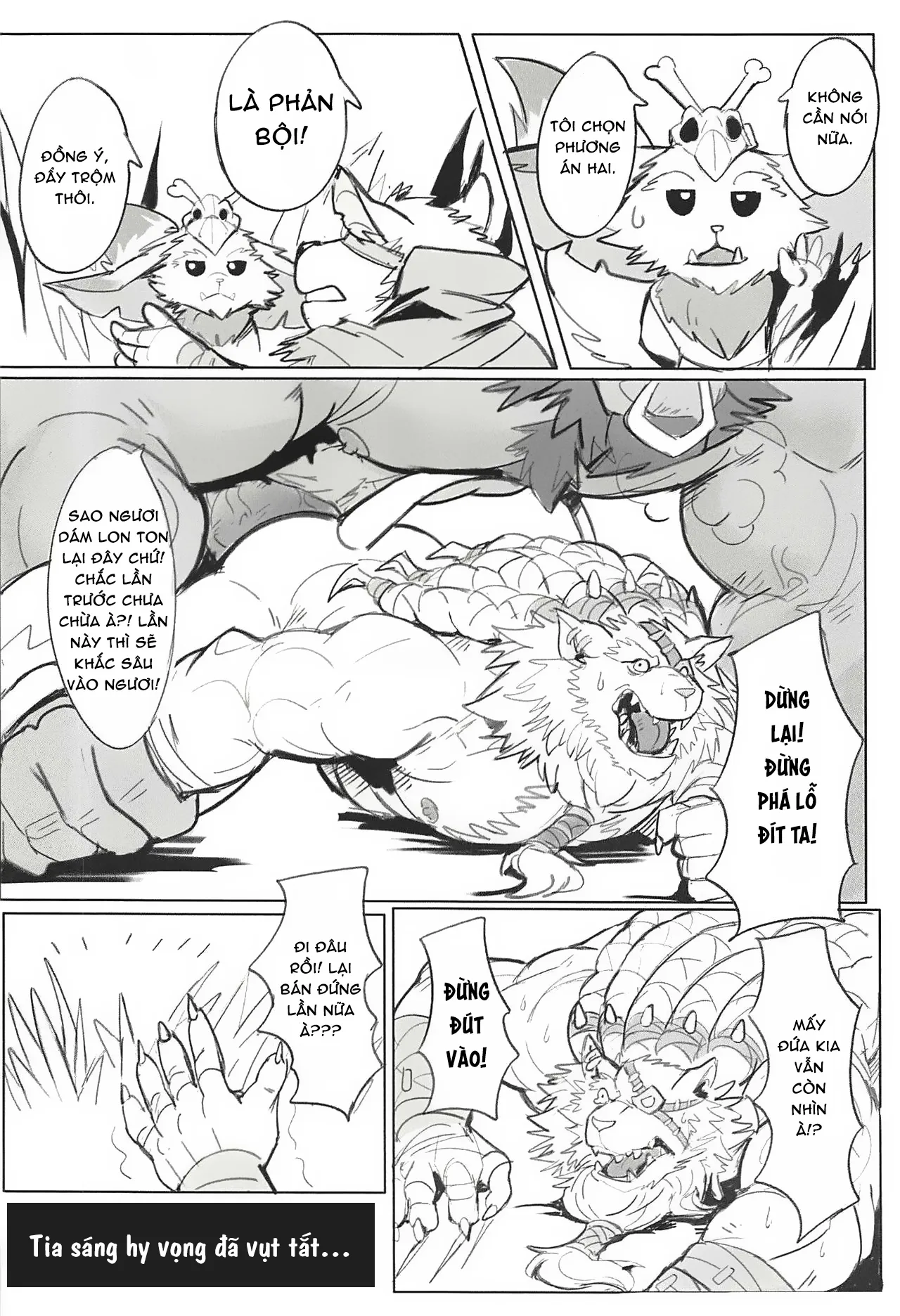 HentaiVN.net - Ảnh 48 - Đường cùng của kẻ săn mồi 2 [The Hunter's Deadend 2] - Hổ báo và cái kết