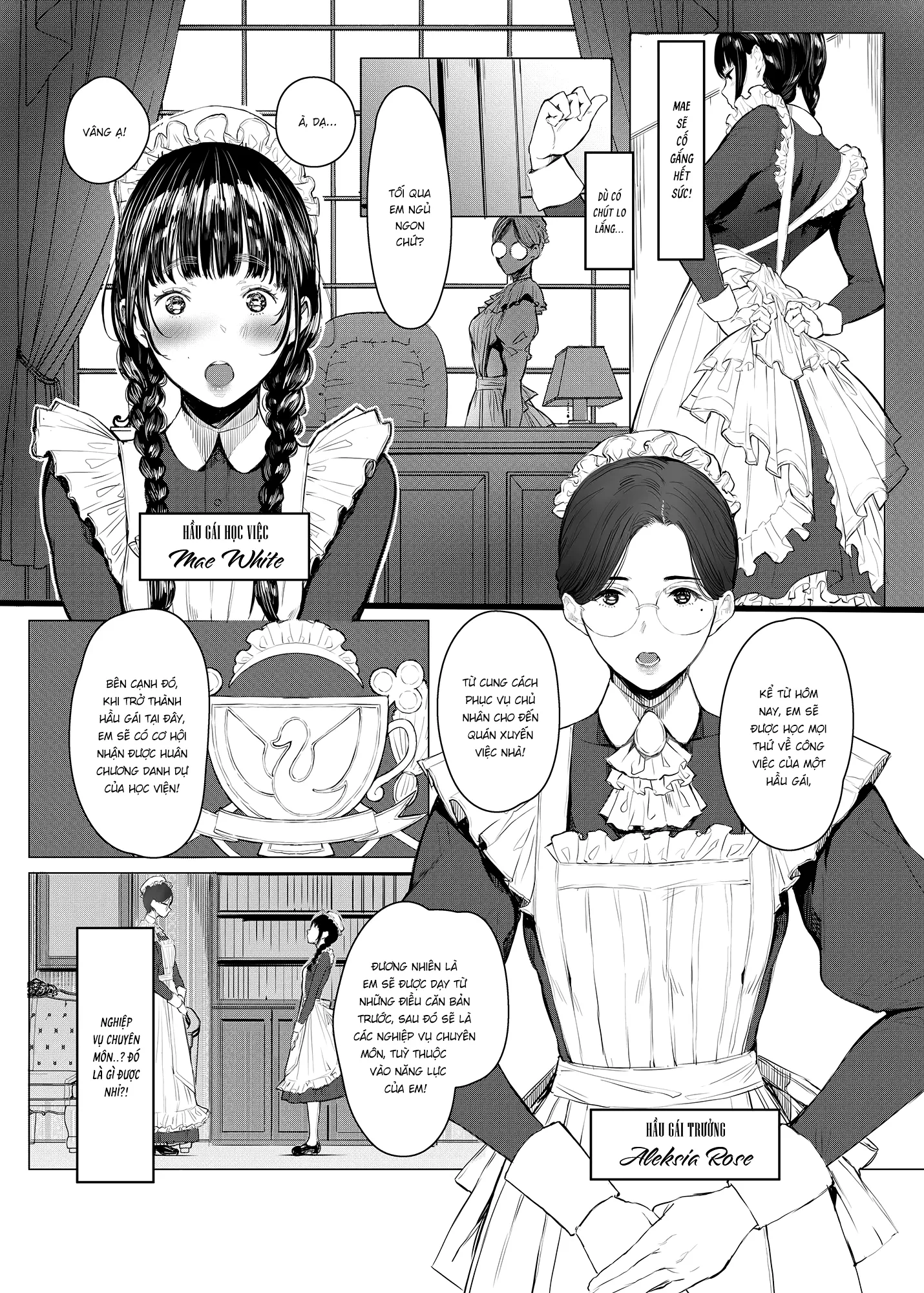 HentaiVN.net - Ảnh 5 - SWAN MAID ACADEMY - Oneshot