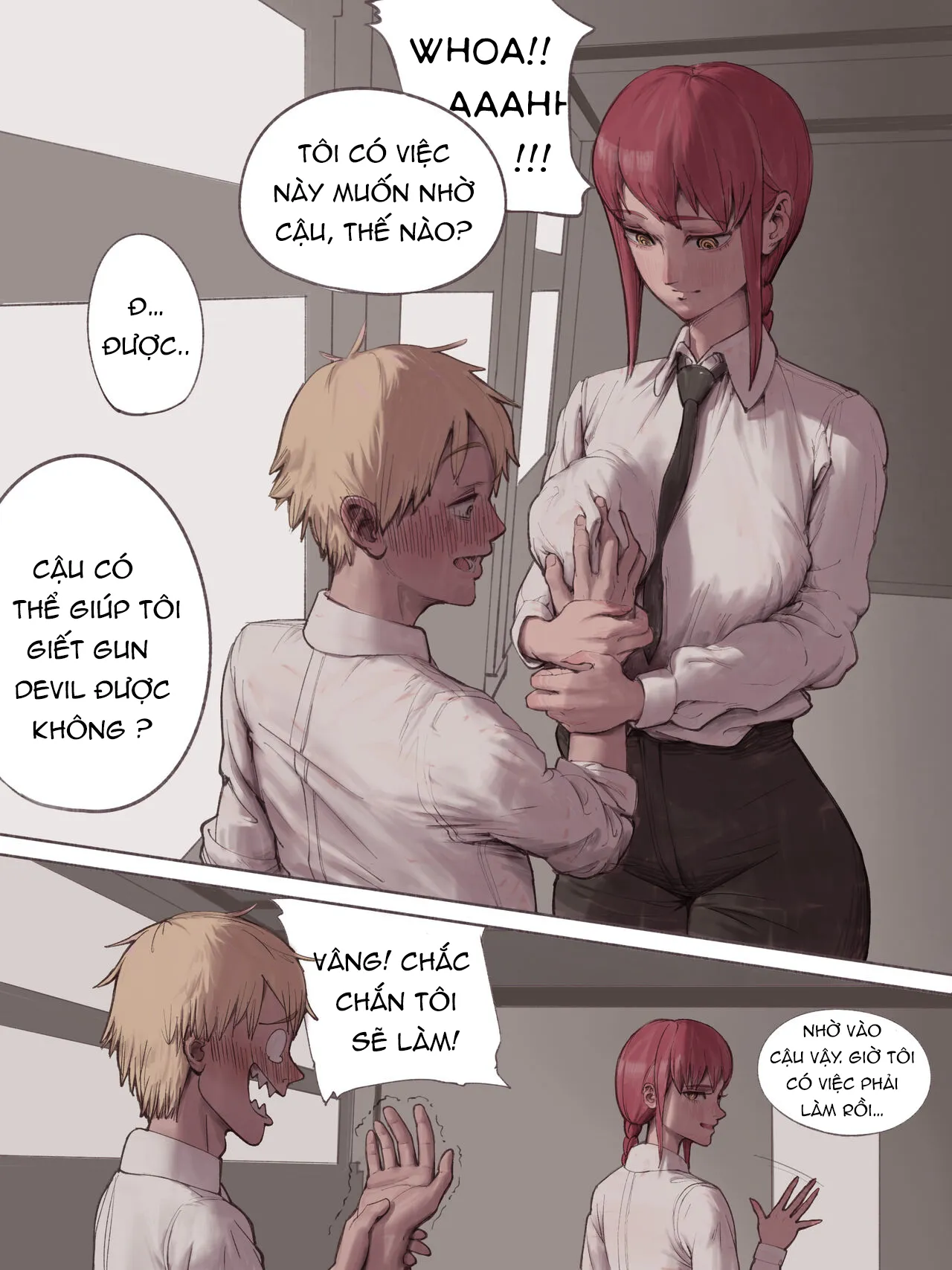 HentaiVN.net - Ảnh 3 - Lũ chó hạ đẳng không cần nghĩ! [Dogs Mustn't Think] - Oneshot