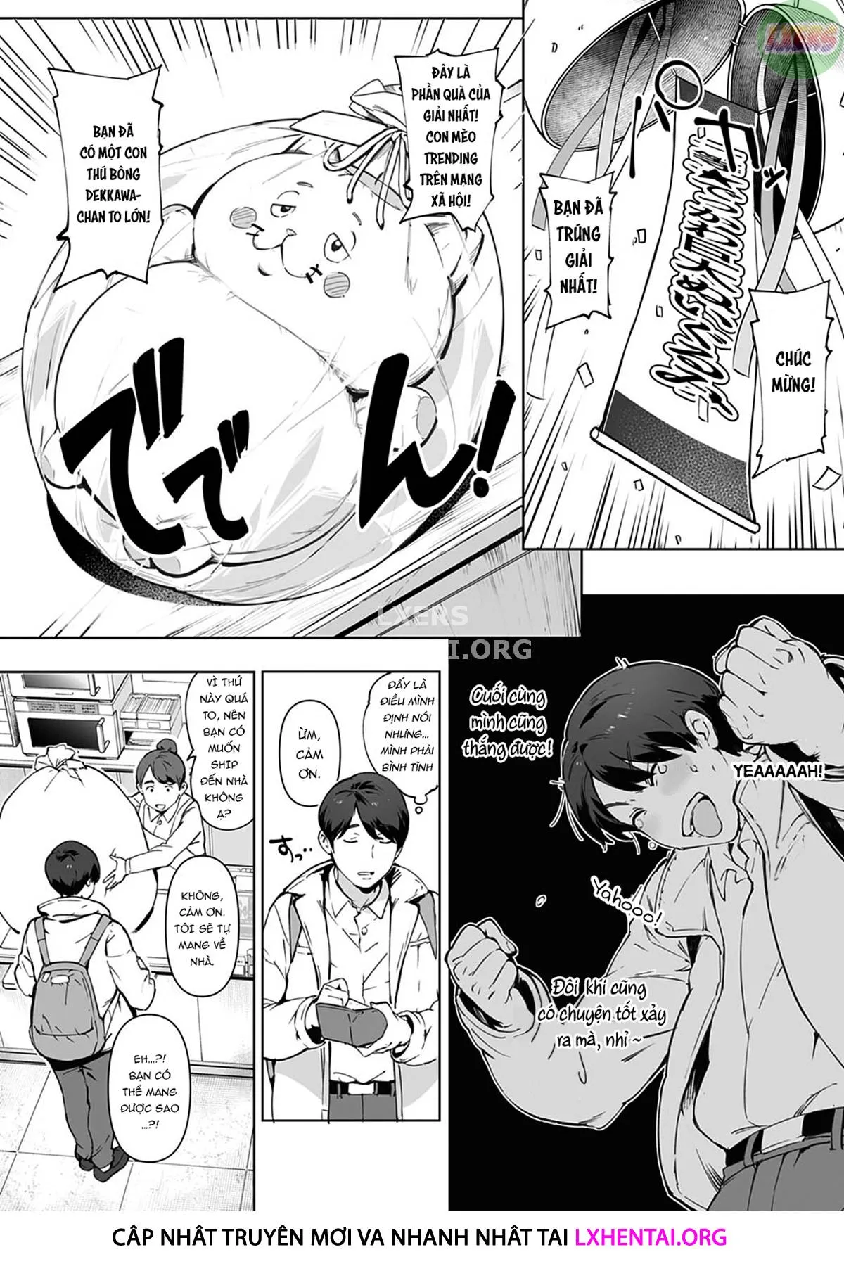 HentaiVN.net - Ảnh 6 - Your Big, Pleasuring Stuff [Kimi No Dekkakute Kimochi Ii Yatsu] - Oneshot
