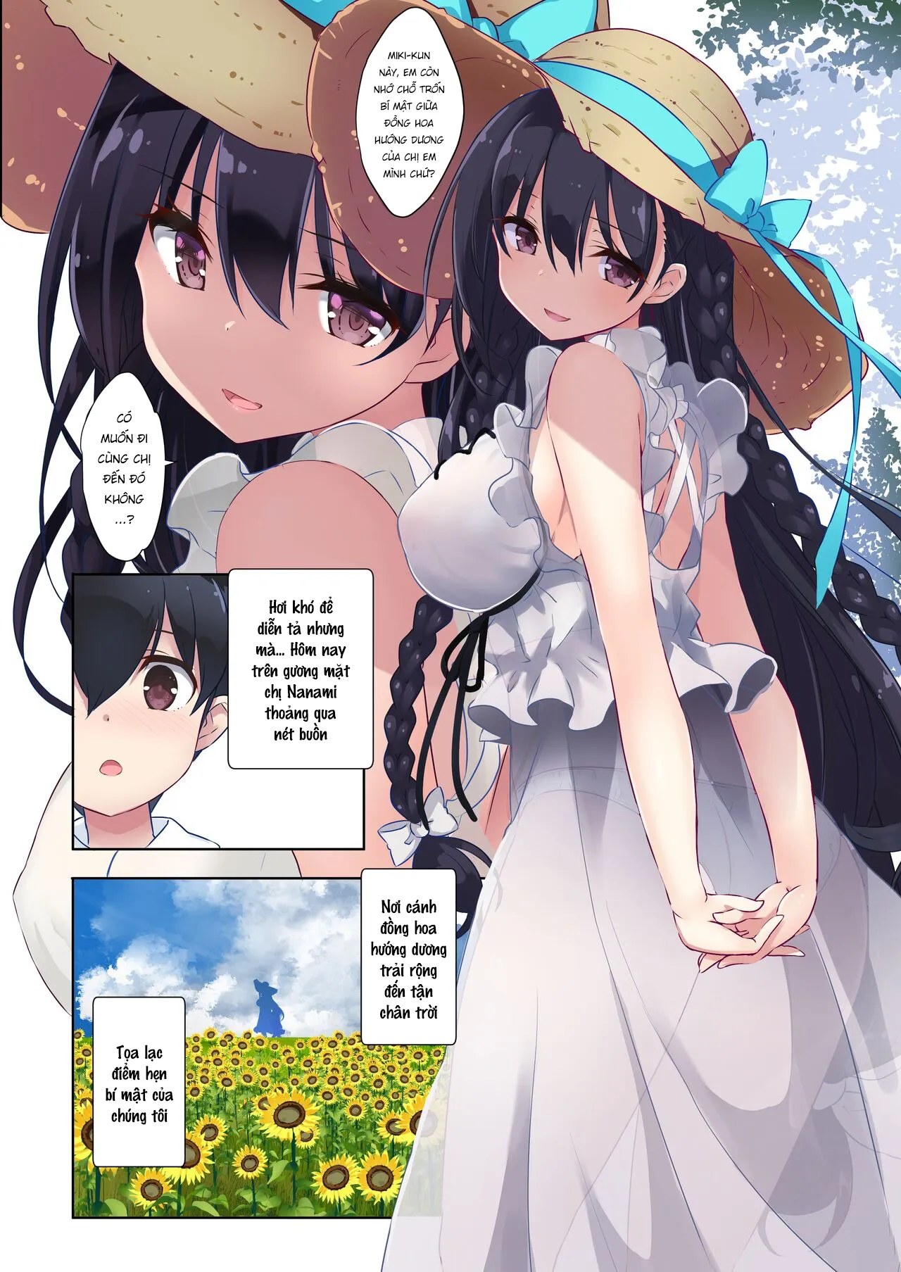 HentaiVN.net - Ảnh 13 - Sướng giữa đồng hoa! [Ane Ito, Onee-san x Cousin] - Full màu