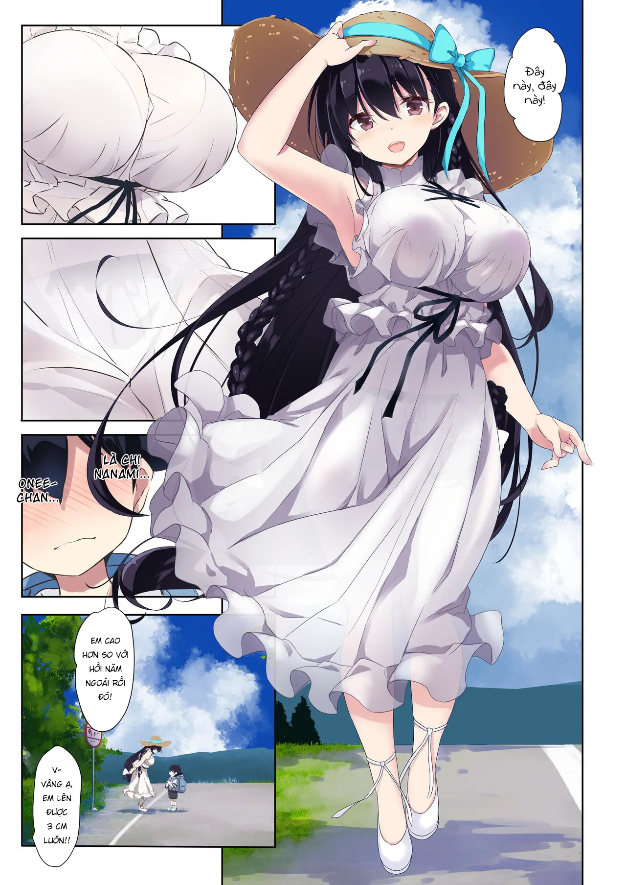 HentaiVN.net - Ảnh 4 - Sướng giữa đồng hoa! [Ane Ito, Onee-san x Cousin] - Full màu