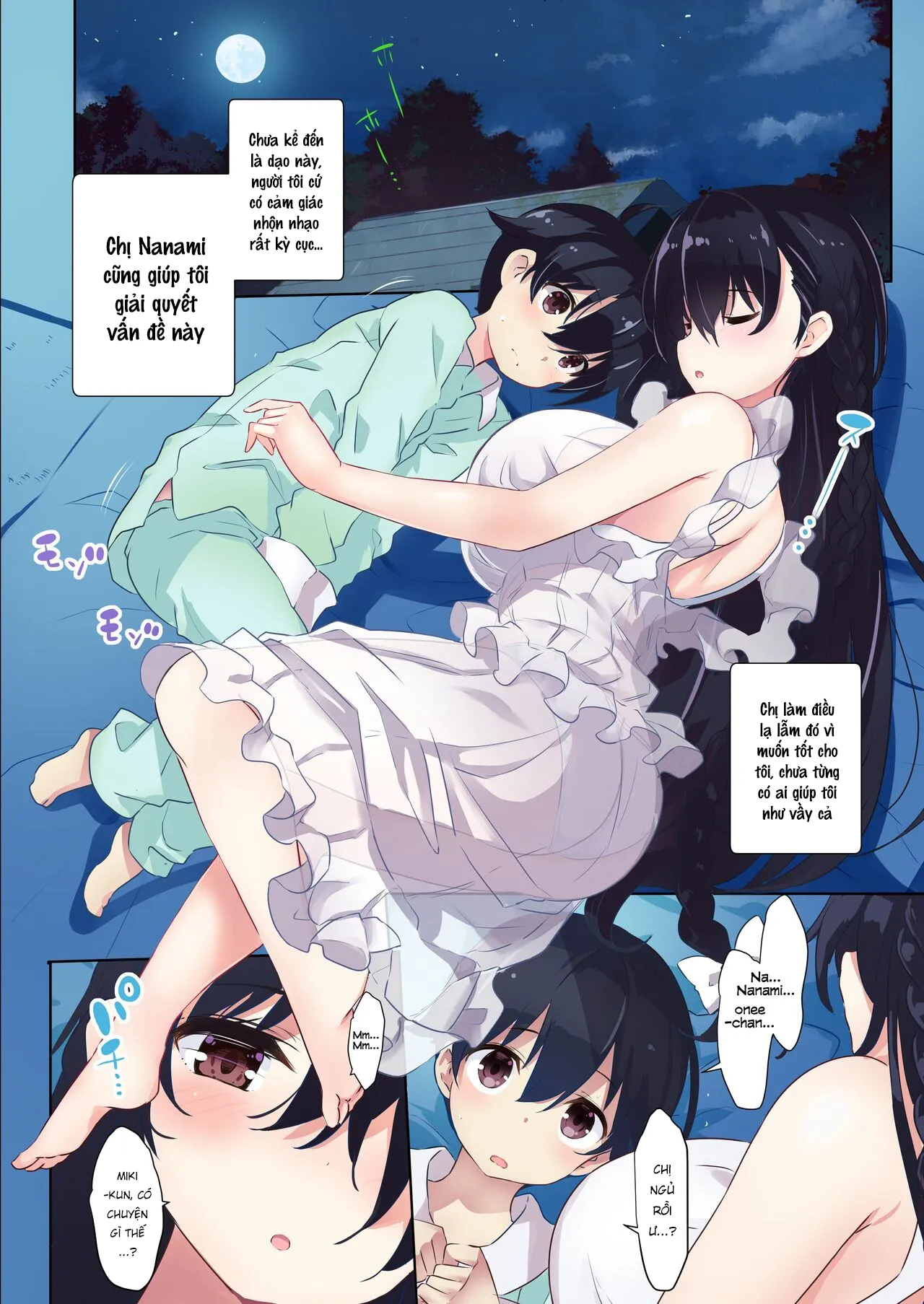 HentaiVN.net - Ảnh 7 - Sướng giữa đồng hoa! [Ane Ito, Onee-san x Cousin] - Full màu