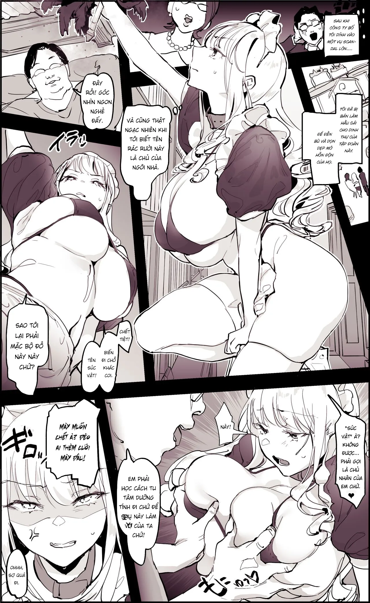 HentaiVN.net - Ảnh 4 - Hầu gái [Maid. メイド] - Oneshot