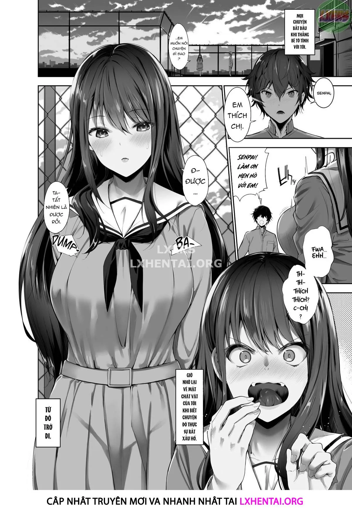 HentaiVN.net - Ảnh 6 - Boku To Rina Senpai No Himitsu No Bukatsudou [~Mysterious Na Senpai Ga Hatsujou Shite H Ni Muchuu Ni Naru Hanashi~] - Oneshot