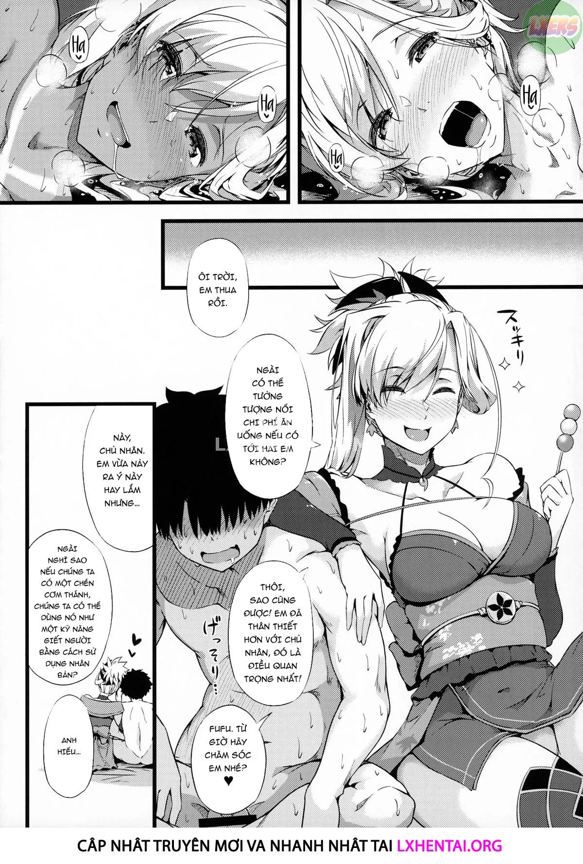 HentaiVN.net - Ảnh 25 - Iza Mankai! Kouhaku Yoridori Chichi Zakura - Oneshot
