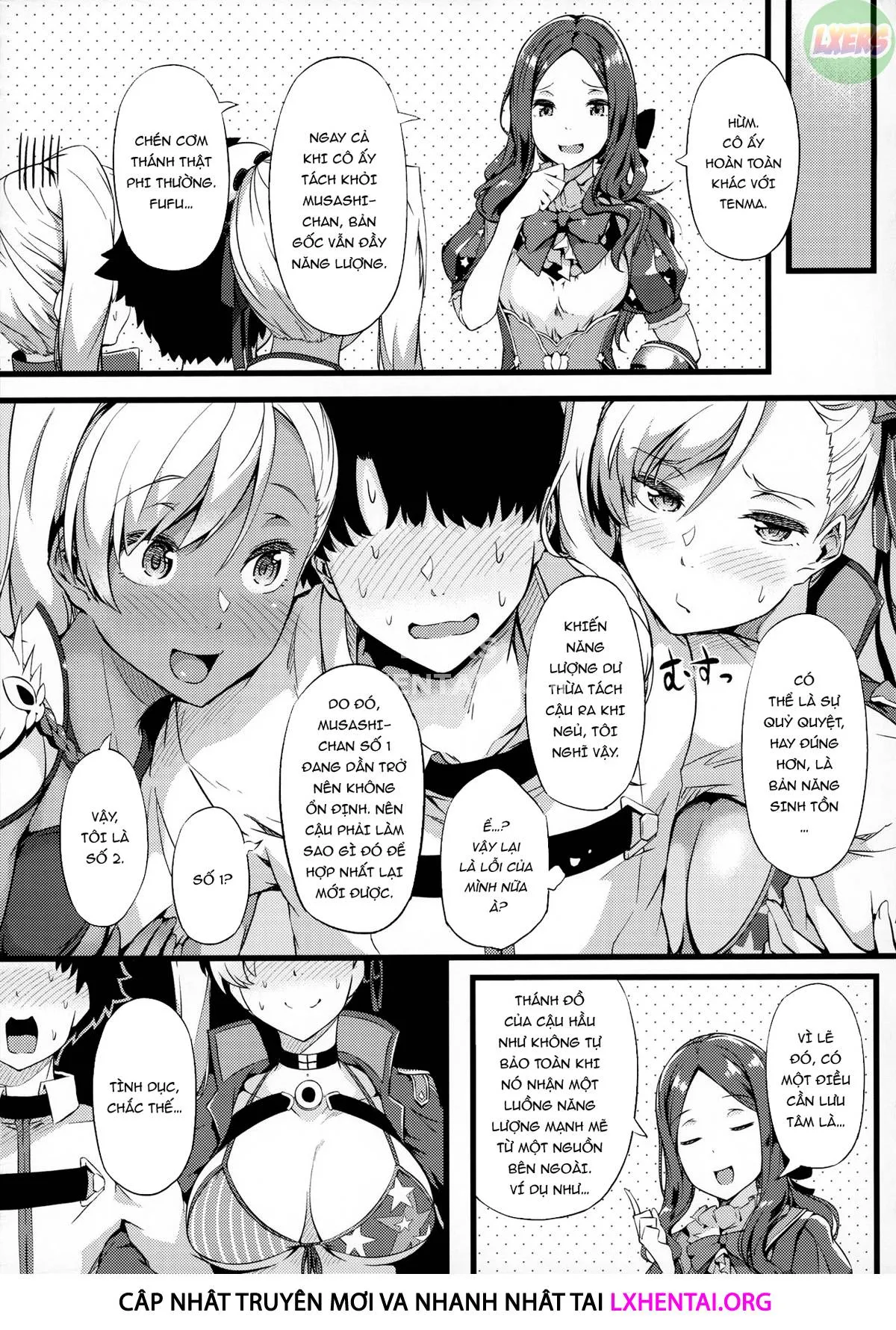 HentaiVN.net - Ảnh 7 - Iza Mankai! Kouhaku Yoridori Chichi Zakura - Oneshot