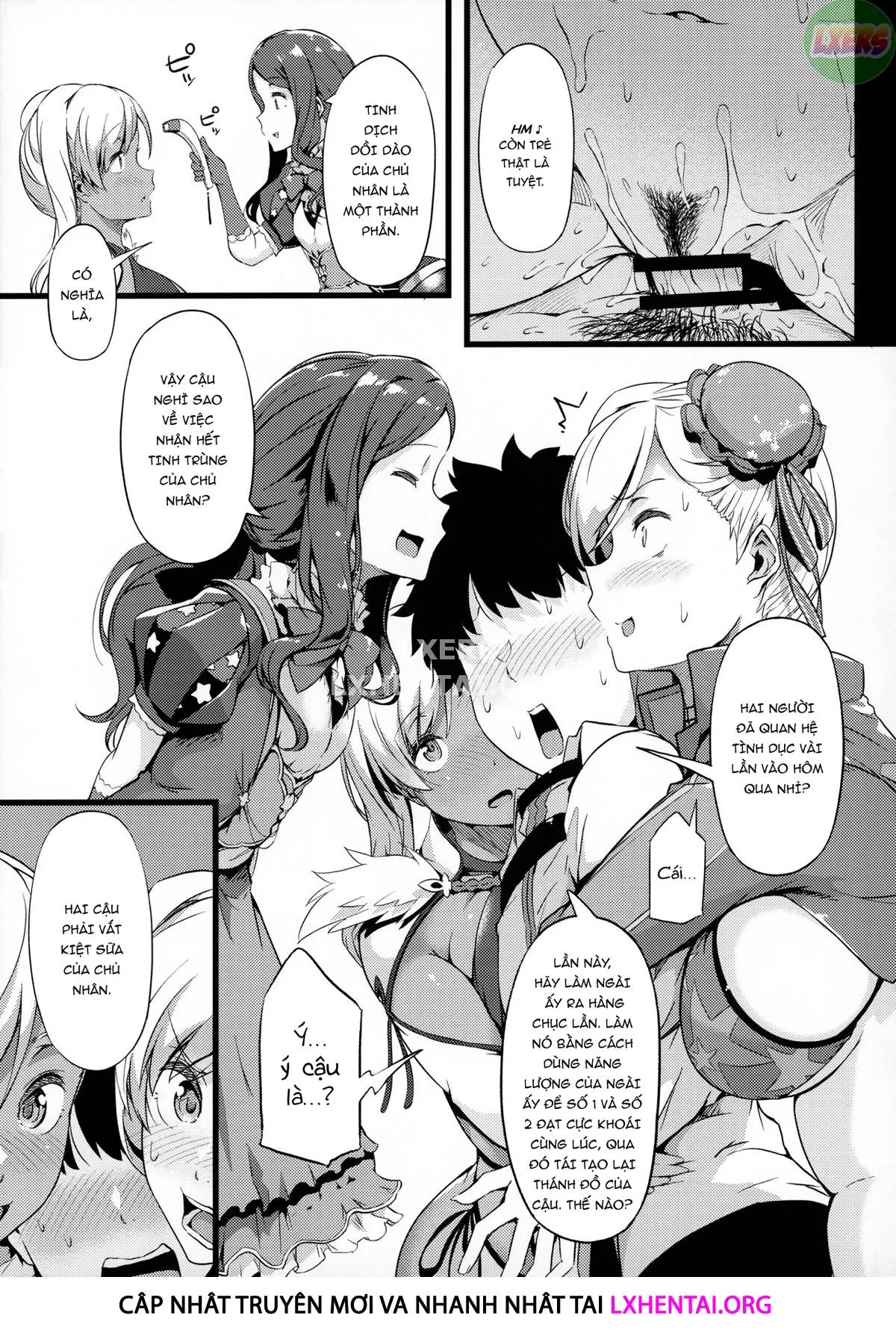 HentaiVN.net - Ảnh 9 - Iza Mankai! Kouhaku Yoridori Chichi Zakura - Oneshot