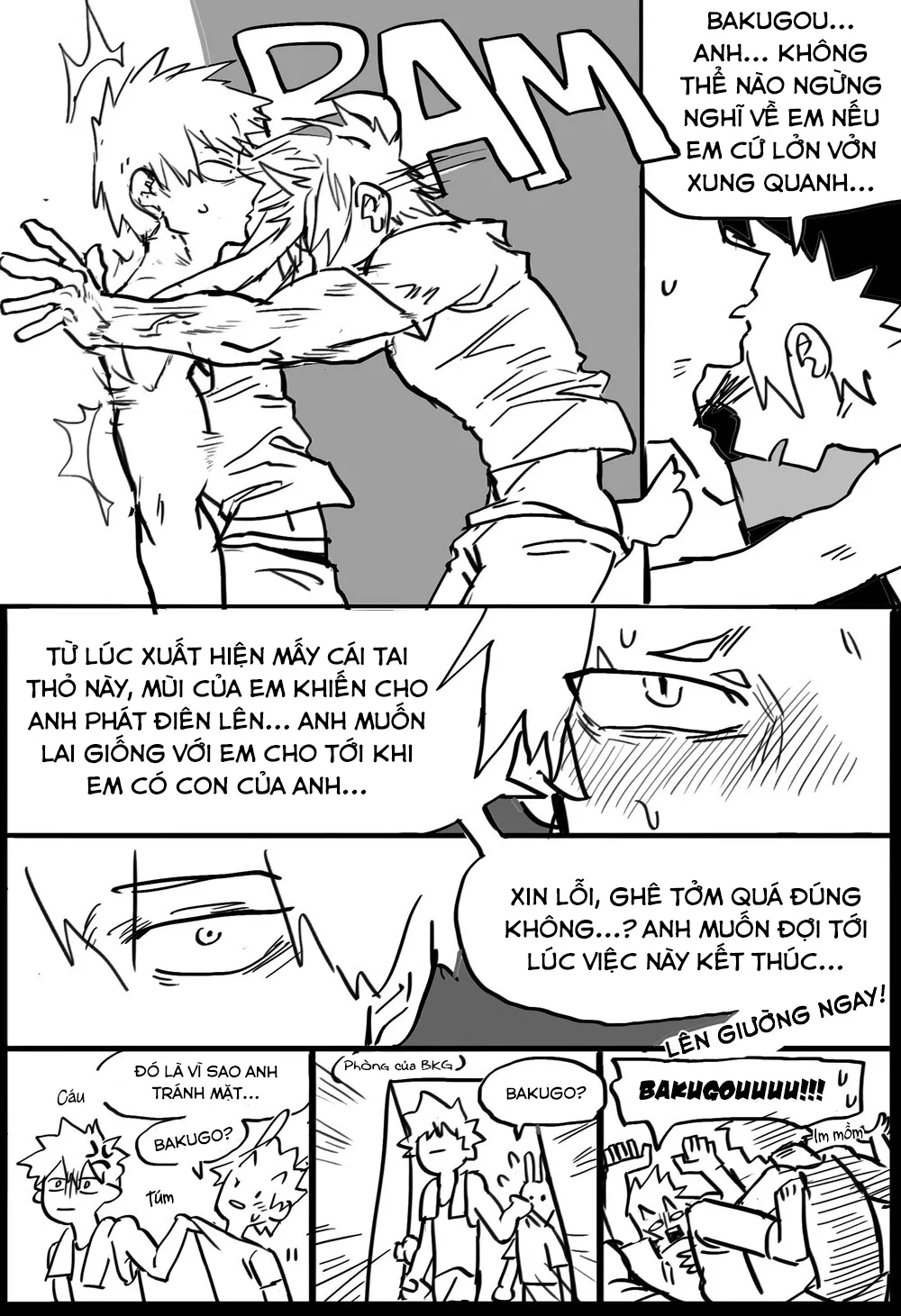 HentaiVN.net - Ảnh 3 - Kirishima biến thành thỏ rồi!!! [Kirishima Rabbit] - Oneshot