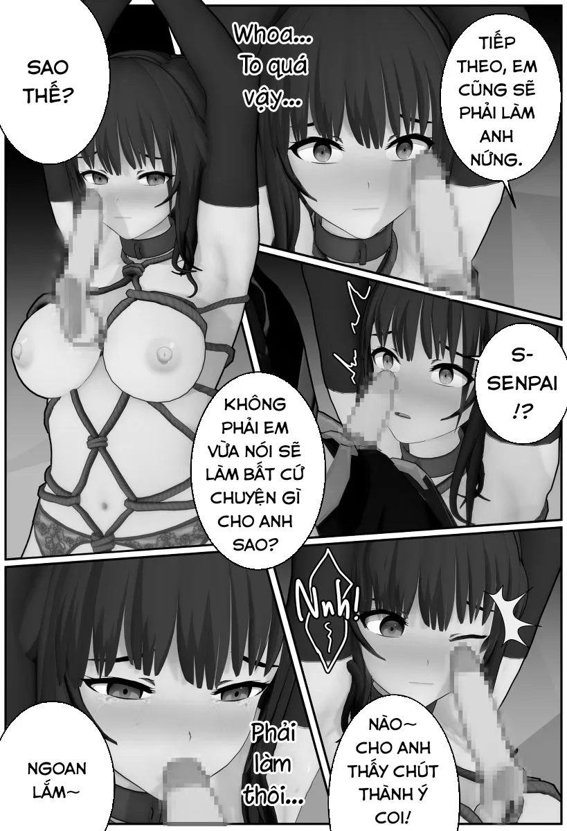 HentaiVN.net - Ảnh 10 - Hậu bối bé bỏng dễ thương của tôi không còn bướng bỉnh nữa! (Genshin Impact) [My cute junior can't be this stubborn] - Oneshot