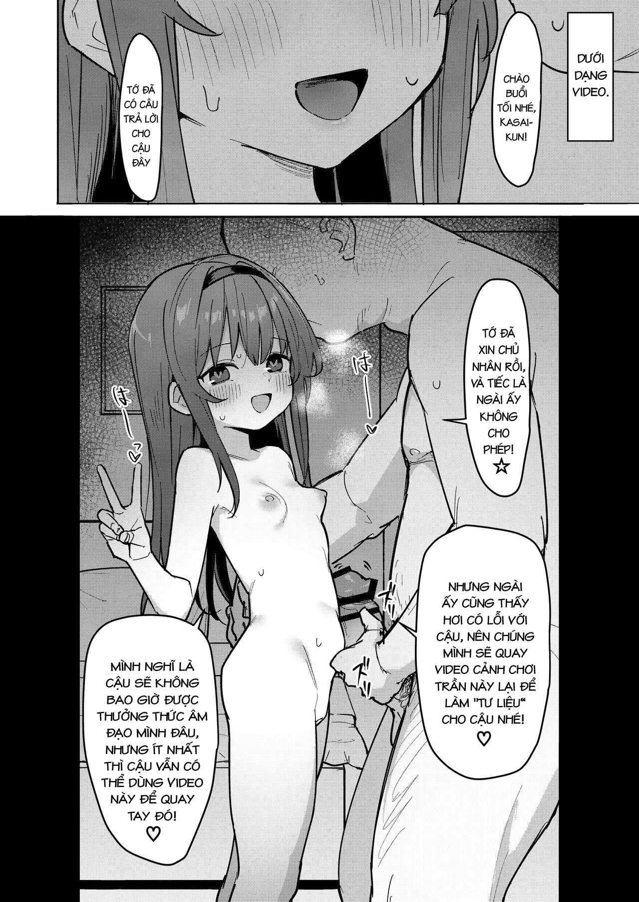 HentaiVN.net - Ảnh 5 - Cô gái mà tôi thích đã gửi cho tôi những băng sex của cô ấy - Oneshot