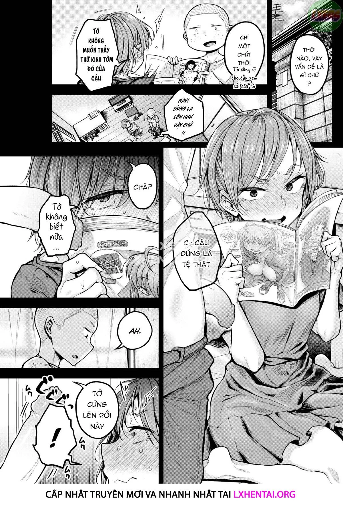 HentaiVN.net - Ảnh 5 - Đời sống tình dục của Habu và Shouta - Oneshot