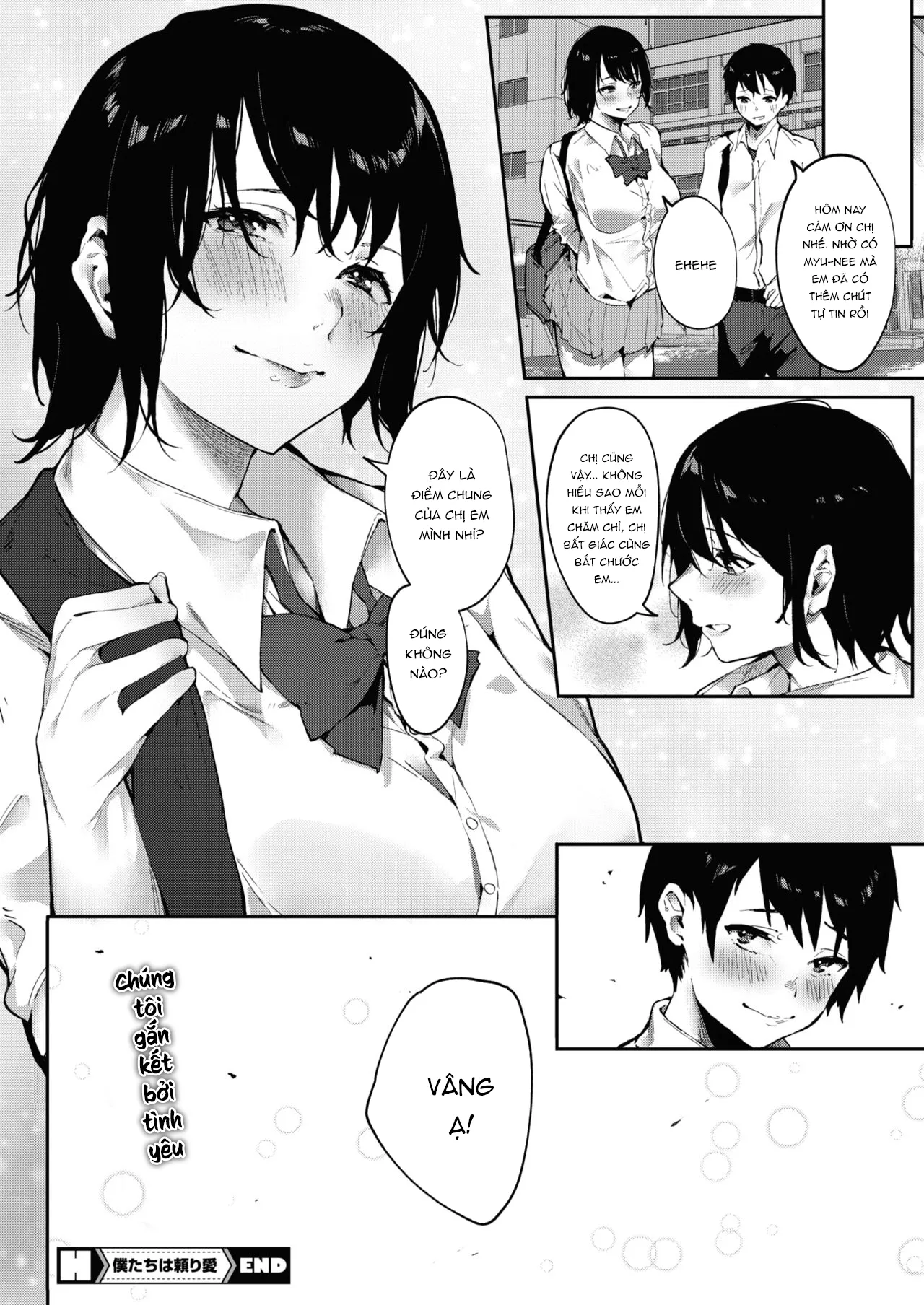HentaiVN.net - Ảnh 27 - Bokutachi wa Tayori Ai | Our Dependable Love [僕たちは頼り愛] - Oneshot.