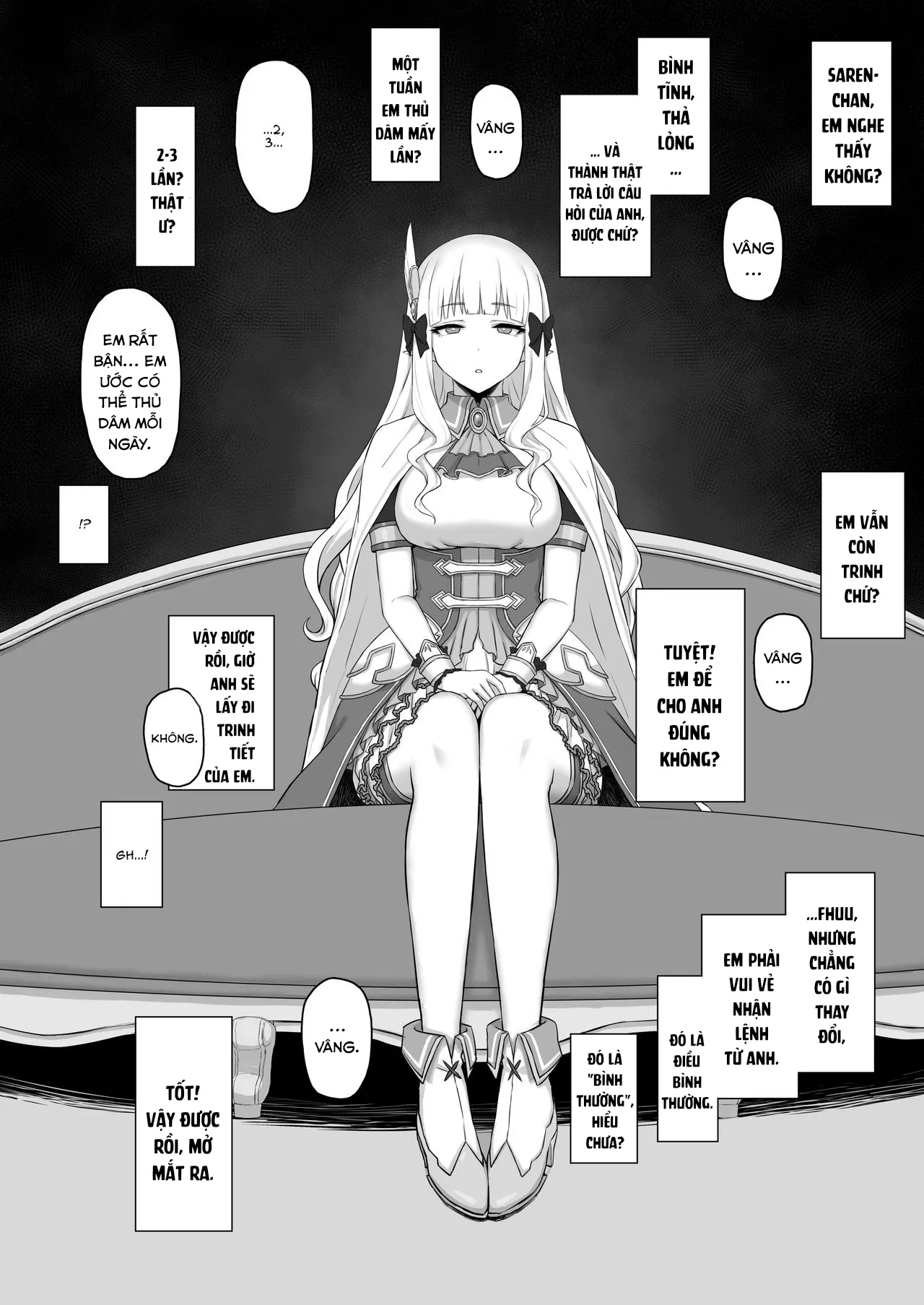 HentaiVN.net - Ảnh 6 - Thôi miên công chúa. [Hypnotized Princess] - Oneshot