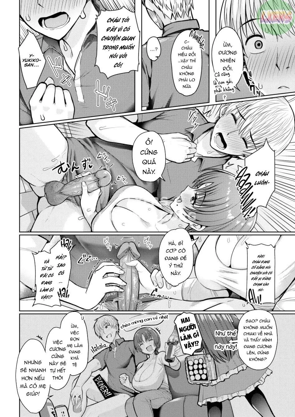 HentaiVN.net - Ảnh 10 - Kodomo No Koro Kawaigattekureta Osananajimi No Okāsan Ni Yotta Ikioi De Dōtei Ubawaretai - Oneshot