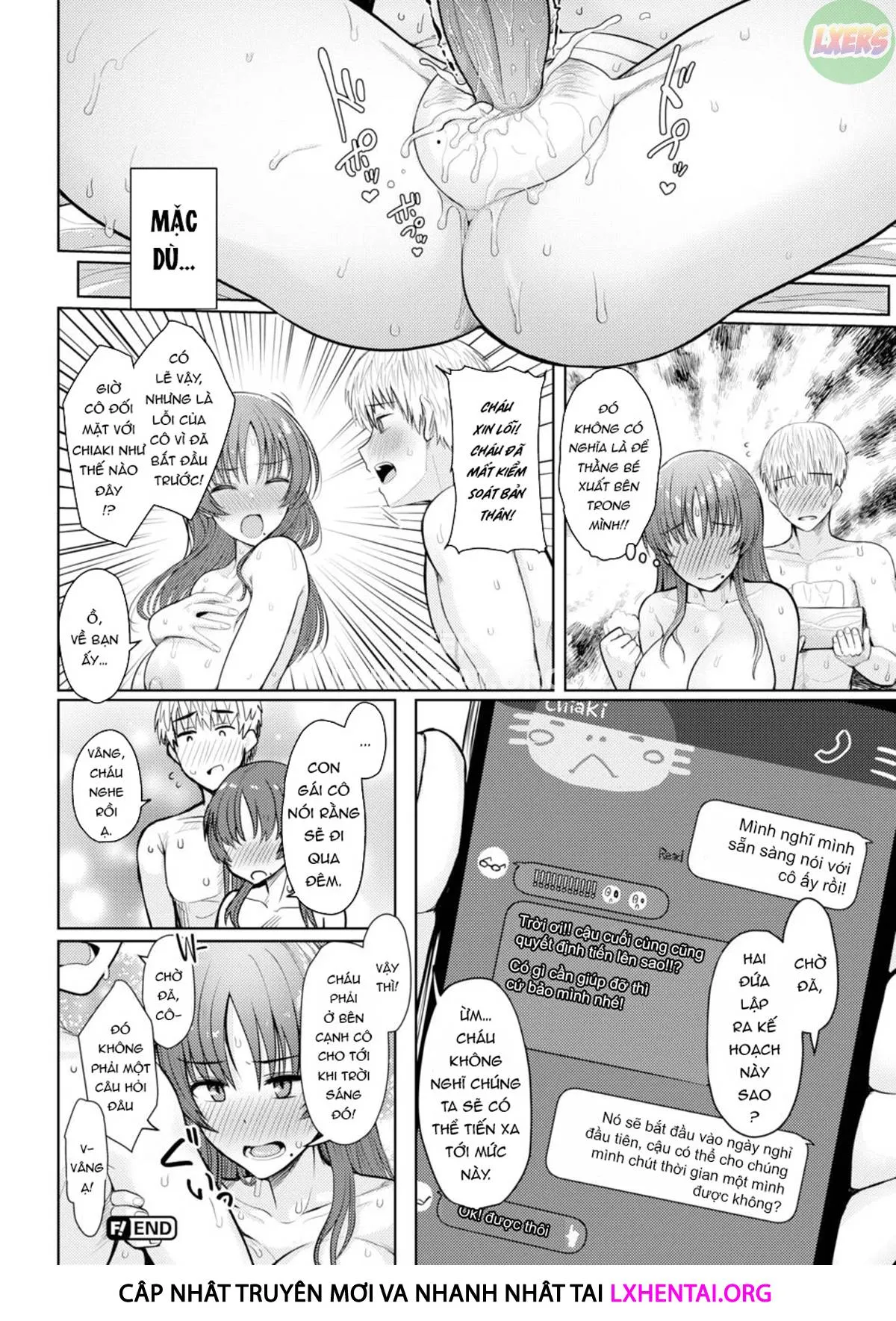 HentaiVN.net - Ảnh 20 - Kodomo No Koro Kawaigattekureta Osananajimi No Okāsan Ni Yotta Ikioi De Dōtei Ubawaretai - Oneshot