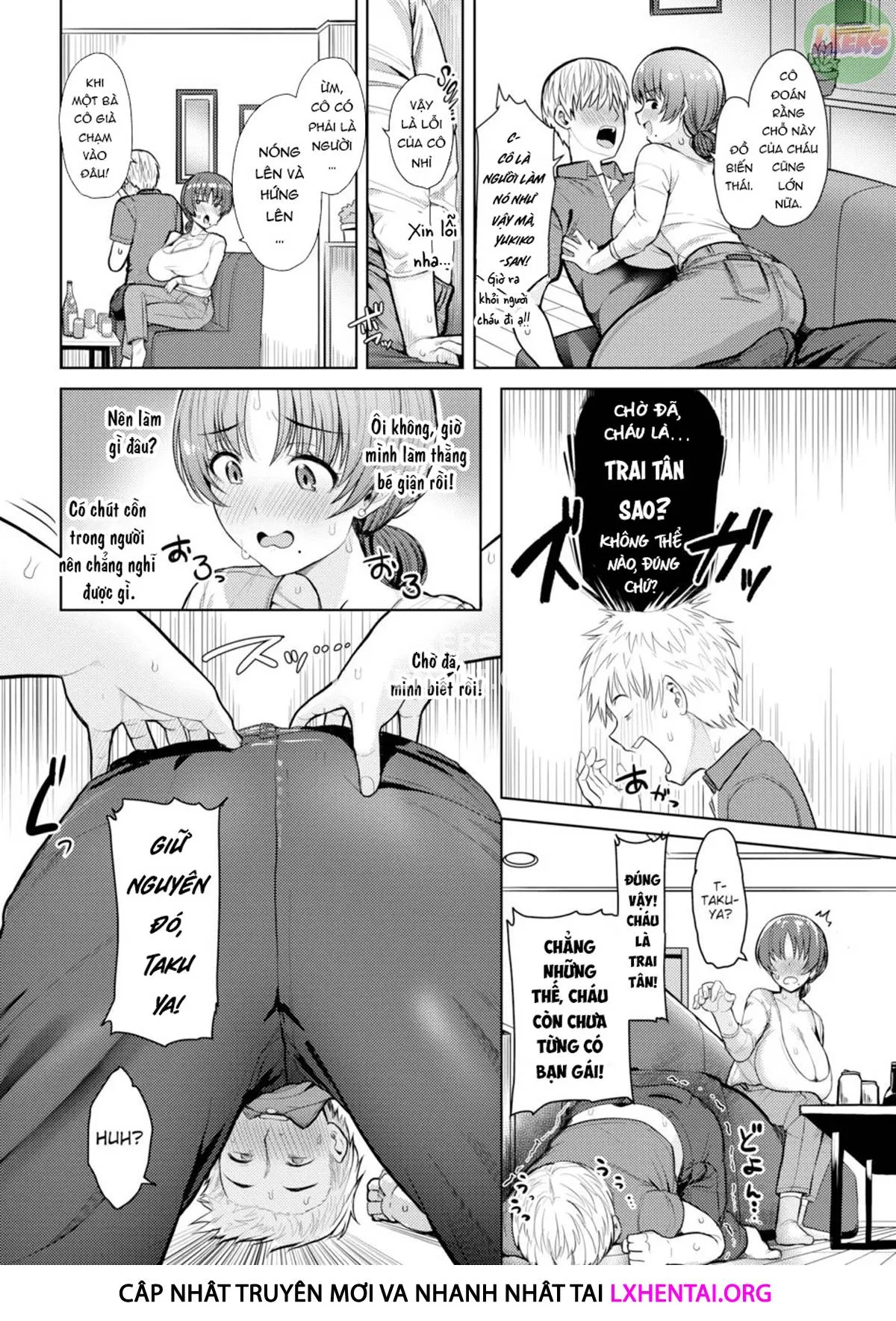 HentaiVN.net - Ảnh 8 - Kodomo No Koro Kawaigattekureta Osananajimi No Okāsan Ni Yotta Ikioi De Dōtei Ubawaretai - Oneshot