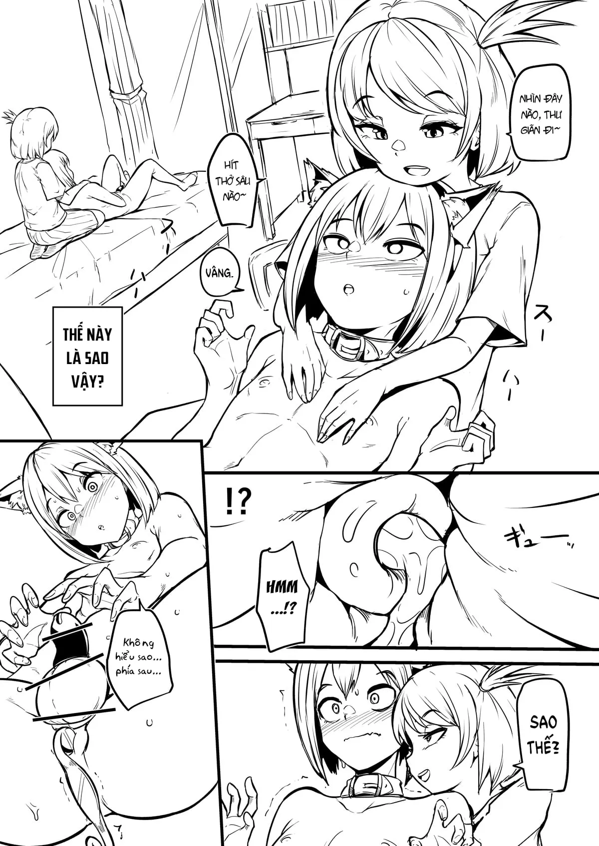 HentaiVN.net - Ảnh 12 - Cậu bé được em gái của bạn huấn luyện [Boy trained by friend's Sister] - Oneshot