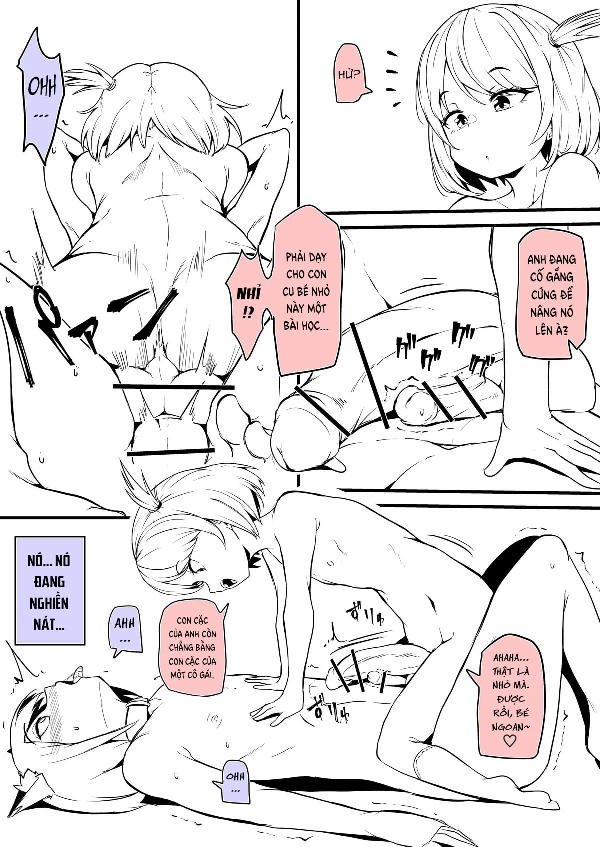 HentaiVN.net - Ảnh 16 - Cậu bé được em gái của bạn huấn luyện [Boy trained by friend's Sister] - Oneshot