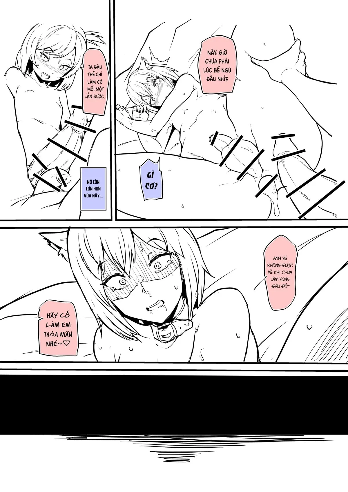 HentaiVN.net - Ảnh 24 - Cậu bé được em gái của bạn huấn luyện [Boy trained by friend's Sister] - Oneshot
