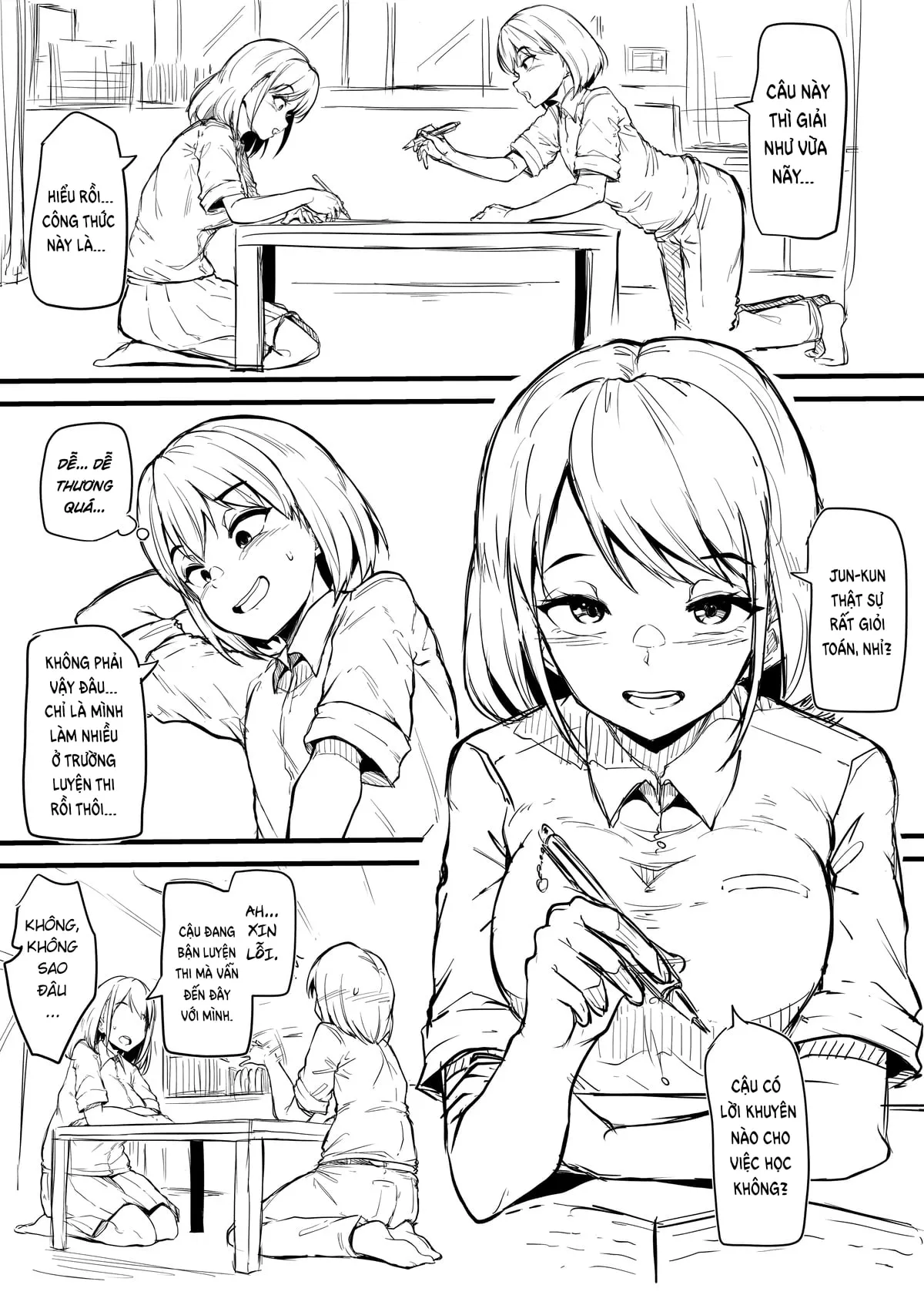 HentaiVN.net - Ảnh 4 - Cậu bé được em gái của bạn huấn luyện [Boy trained by friend's Sister] - Oneshot