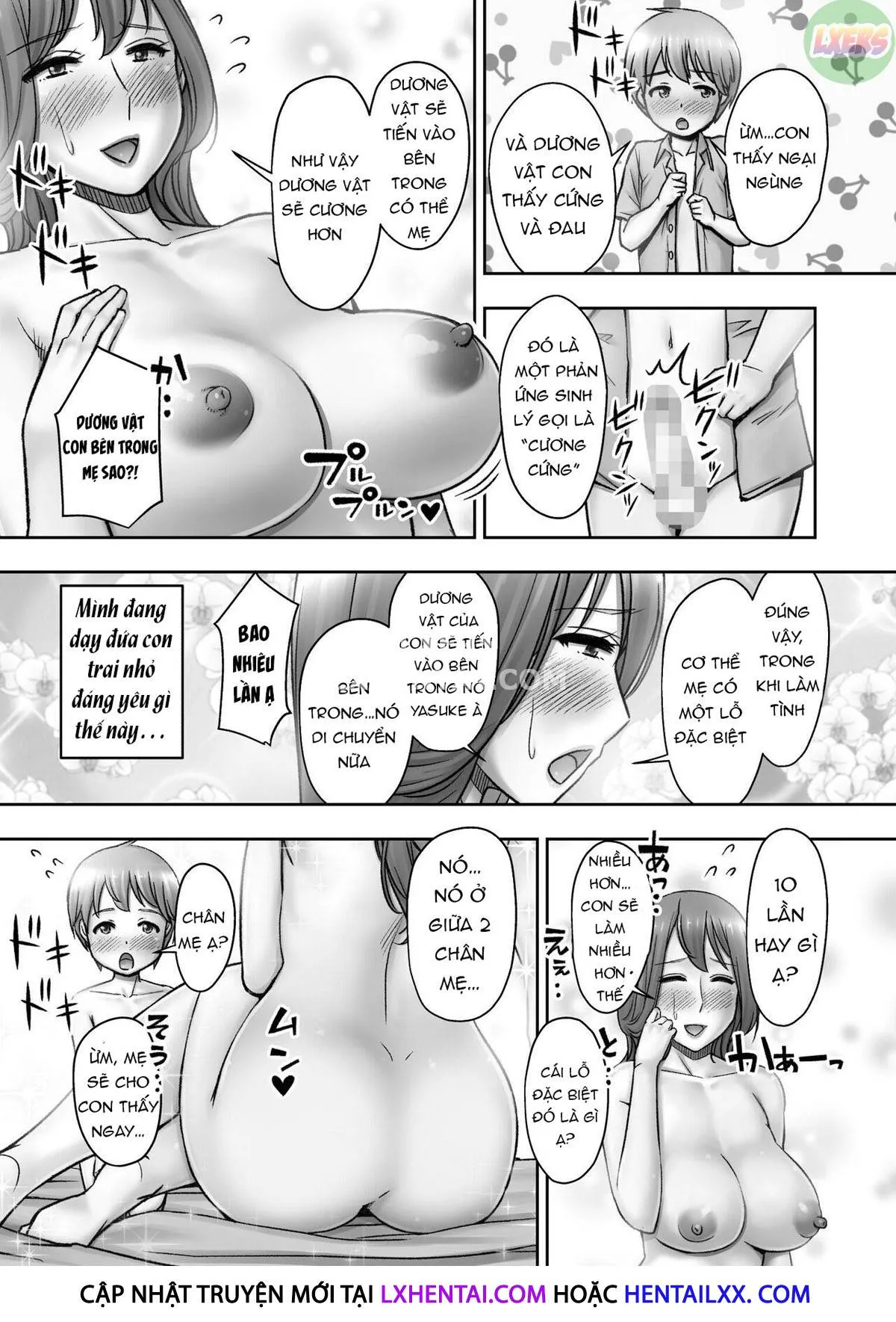 HentaiVN.net - Ảnh 30 - Well-Mannered Mother's Indecent Sex Education [Ojouhin Okaa-Sama No Ogehin Oseikyouiku] - Oneshot