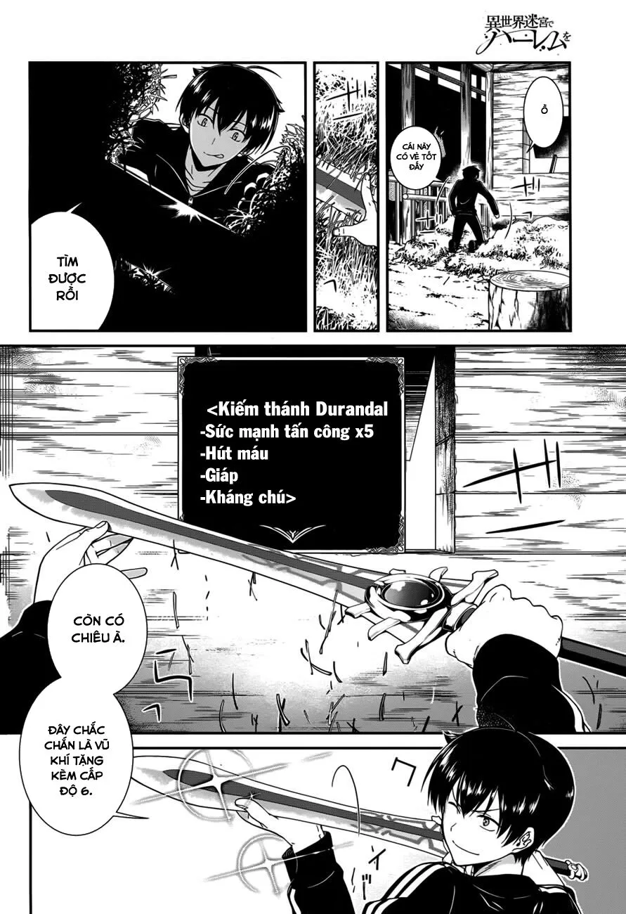 HentaiVN.net - Ảnh 13 - A Harem in the Fantasy World Dungeon [Isekai Meikyuu De Harem O] - Chap 1