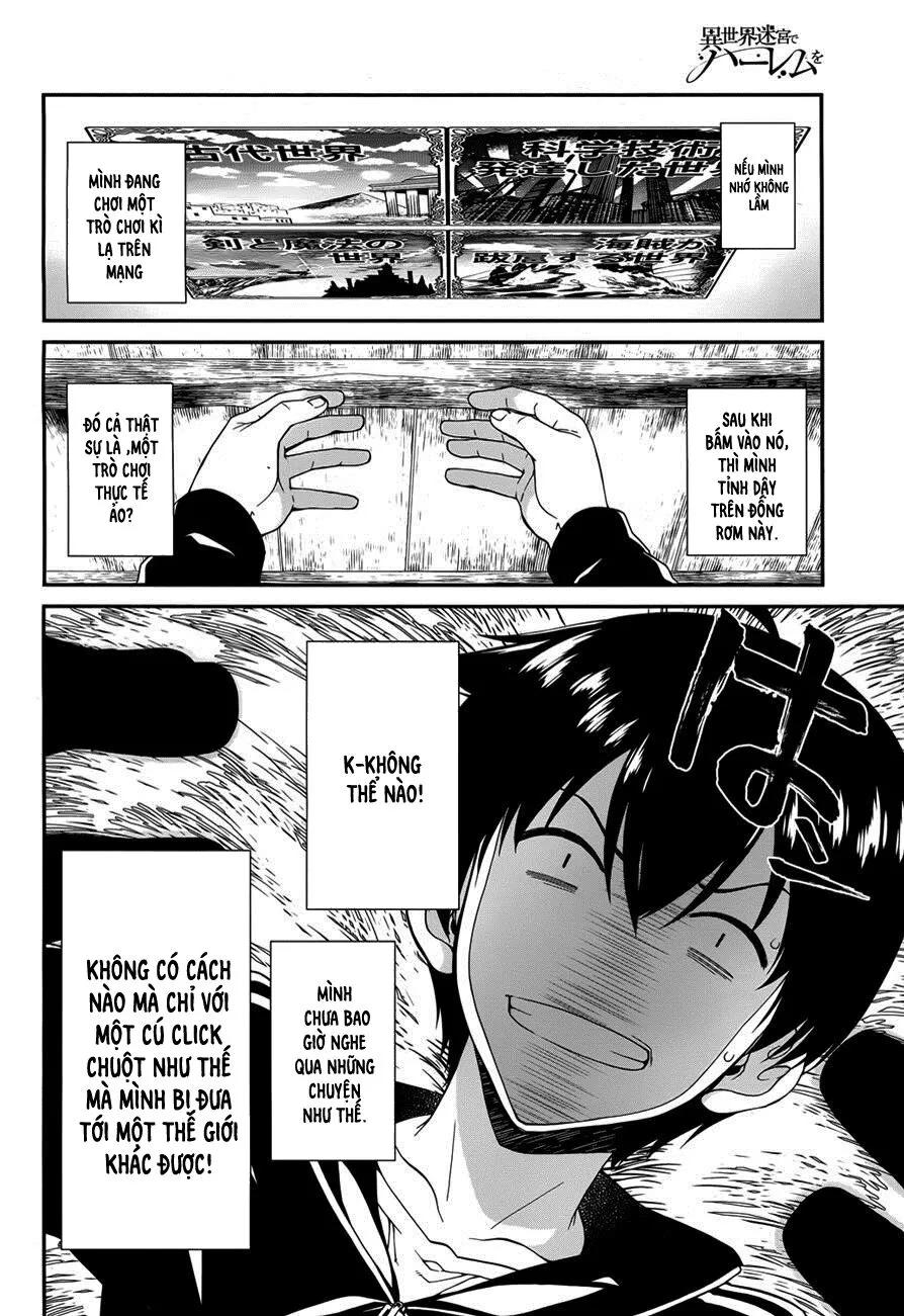 HentaiVN.net - Ảnh 7 - A Harem in the Fantasy World Dungeon [Isekai Meikyuu De Harem O] - Chap 1