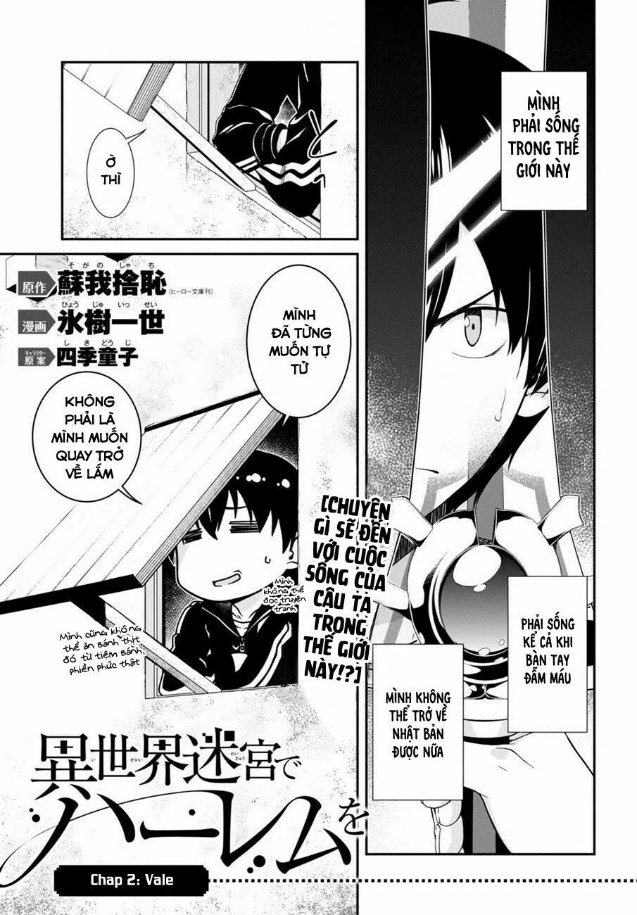 HentaiVN.net - Ảnh 4 - A Harem in the Fantasy World Dungeon [Isekai Meikyuu De Harem O] - Chap 2