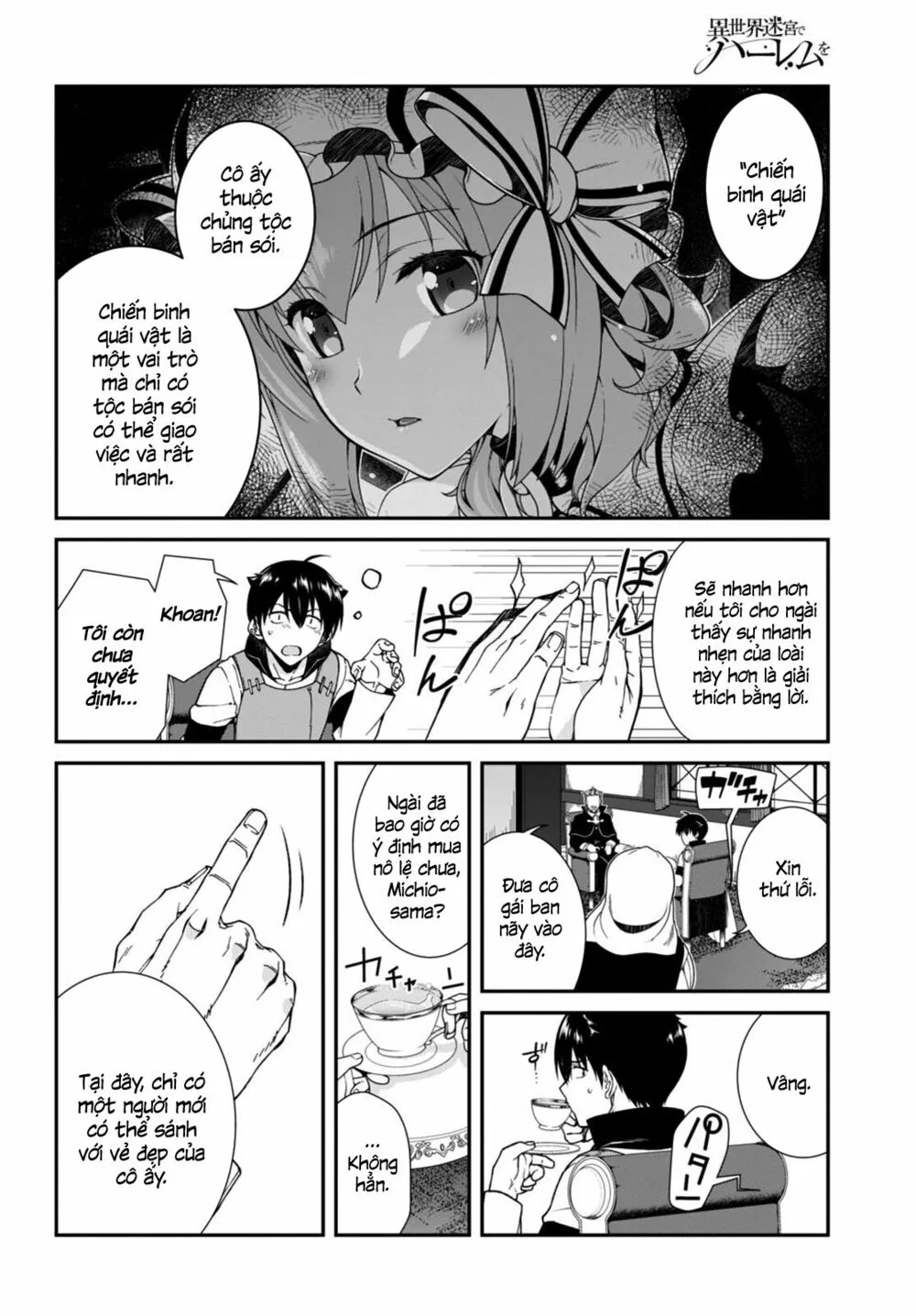 HentaiVN.net - Ảnh 11 - A Harem in the Fantasy World Dungeon [Isekai Meikyuu De Harem O] - Chap 3.2