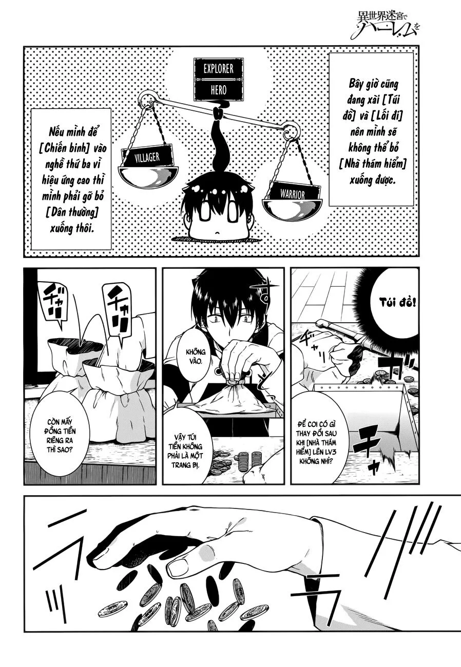 HentaiVN.net - Ảnh 10 - A Harem in the Fantasy World Dungeon [Isekai Meikyuu De Harem O] - Chap 5.1