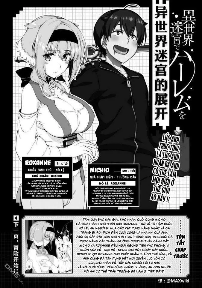 HentaiVN.net - Ảnh 3 - A Harem in the Fantasy World Dungeon [Isekai Meikyuu De Harem O] - Chap 6.3