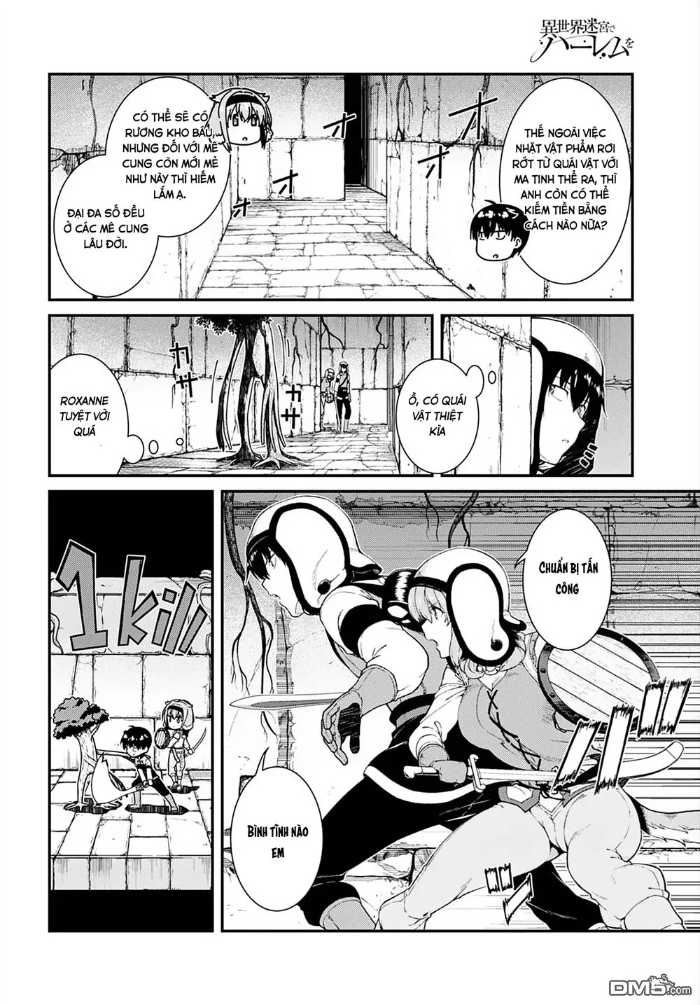 HentaiVN.net - Ảnh 10 - A Harem in the Fantasy World Dungeon [Isekai Meikyuu De Harem O] - Chap 7.2