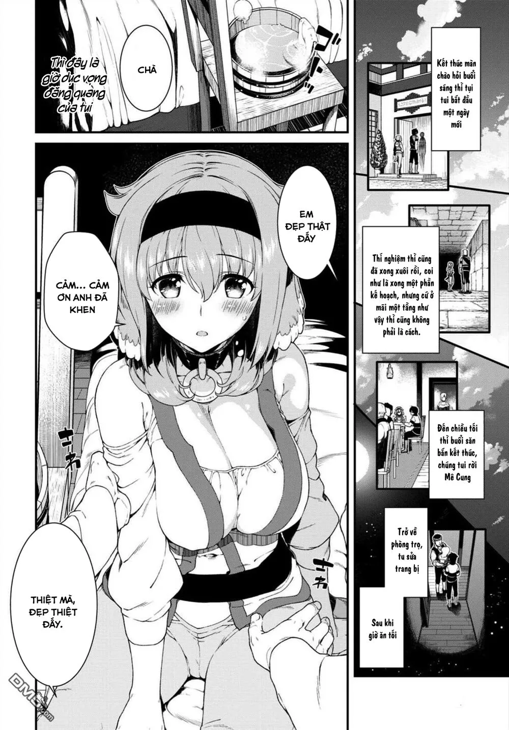 HentaiVN.net - Ảnh 26 - A Harem in the Fantasy World Dungeon [Isekai Meikyuu De Harem O] - Chap 8.1
