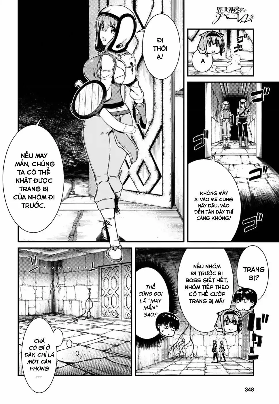 HentaiVN.net - Ảnh 4 - A Harem in the Fantasy World Dungeon [Isekai Meikyuu De Harem O] - Chap 8.2