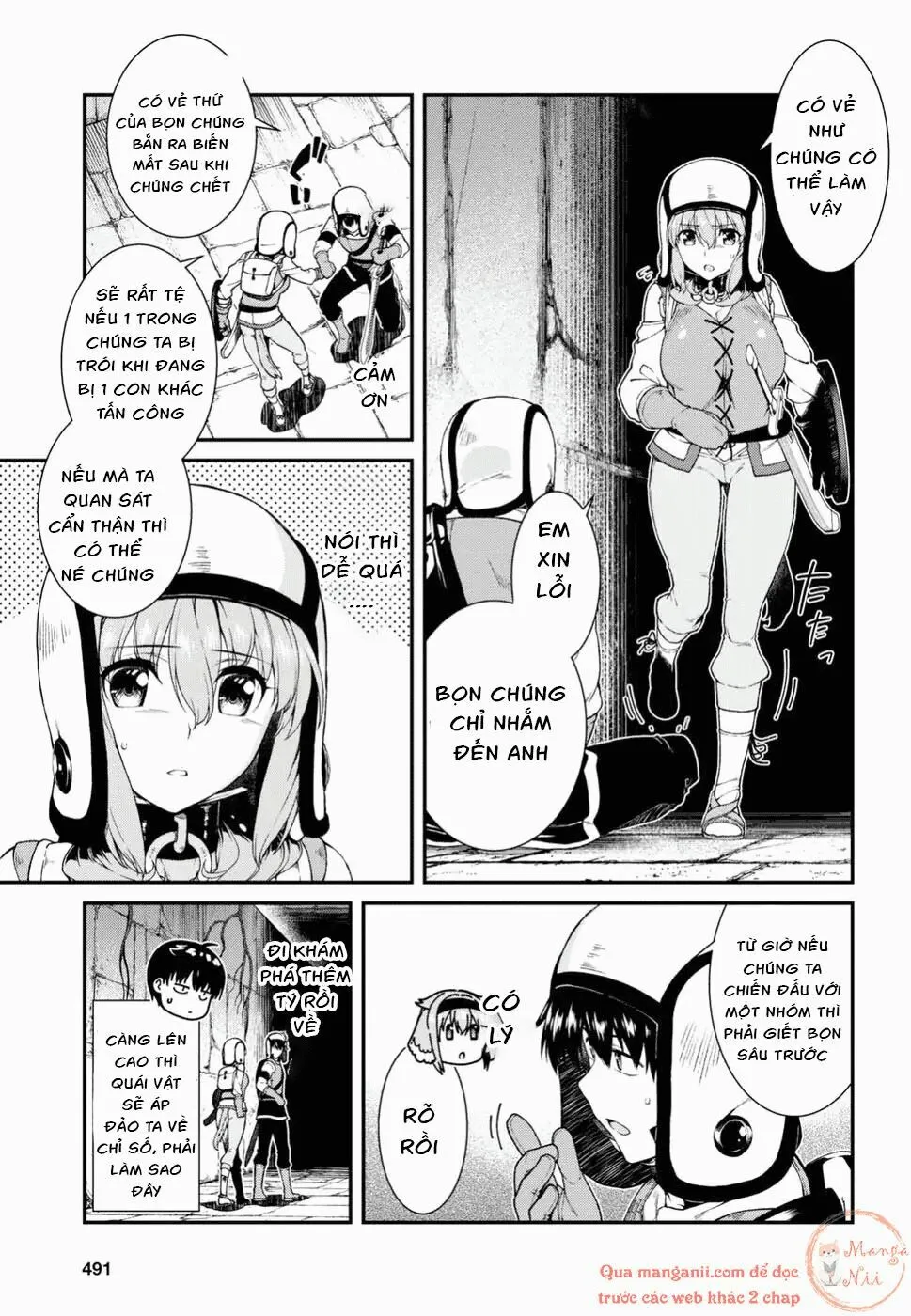 HentaiVN.net - Ảnh 15 - A Harem in the Fantasy World Dungeon [Isekai Meikyuu De Harem O] - Chap 9