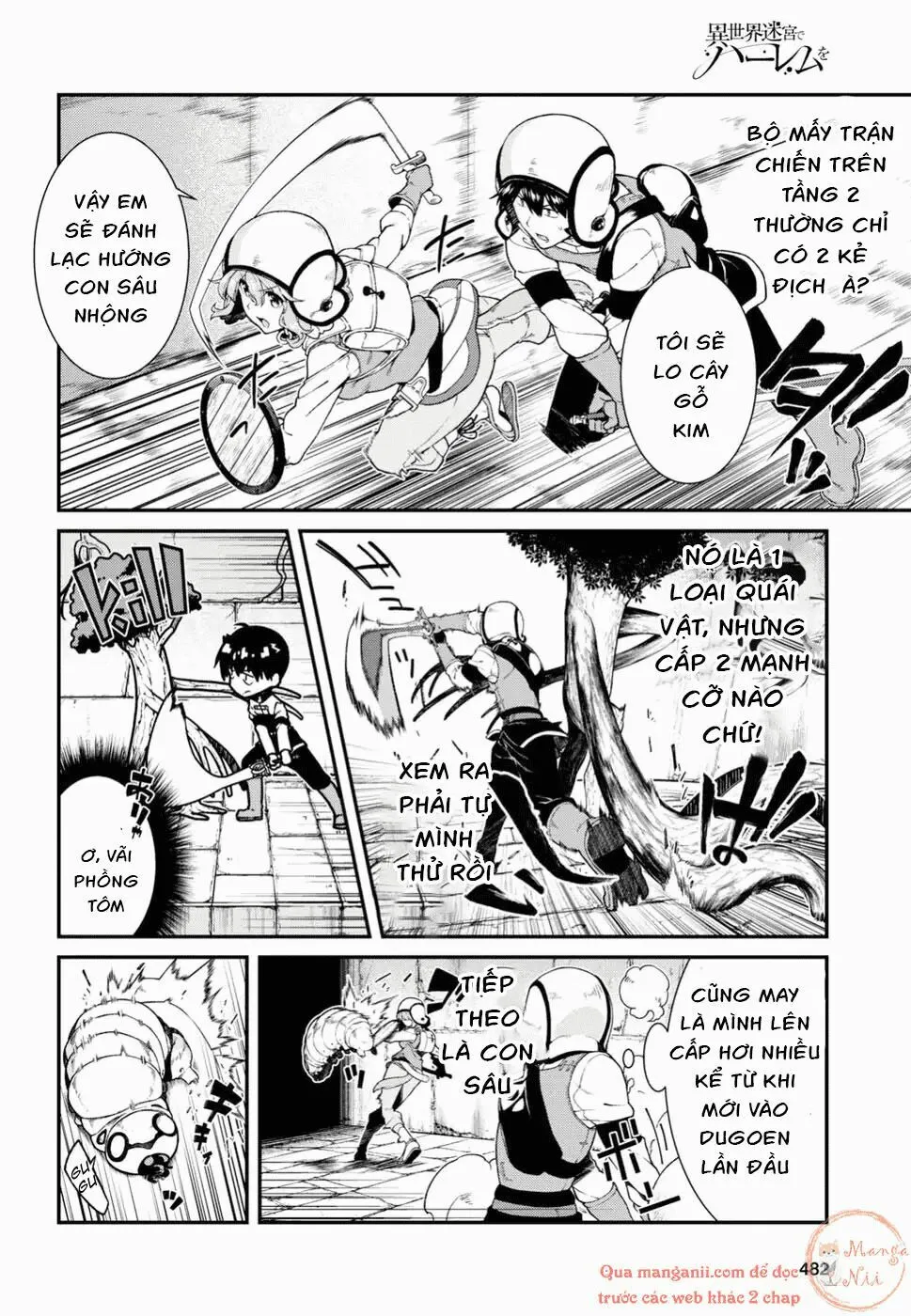HentaiVN.net - Ảnh 6 - A Harem in the Fantasy World Dungeon [Isekai Meikyuu De Harem O] - Chap 9