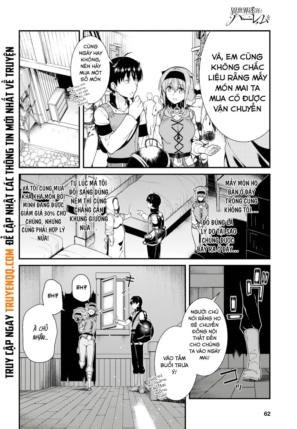 HentaiVN.net - Ảnh 5 - A Harem in the Fantasy World Dungeon [Isekai Meikyuu De Harem O] - Chap 16