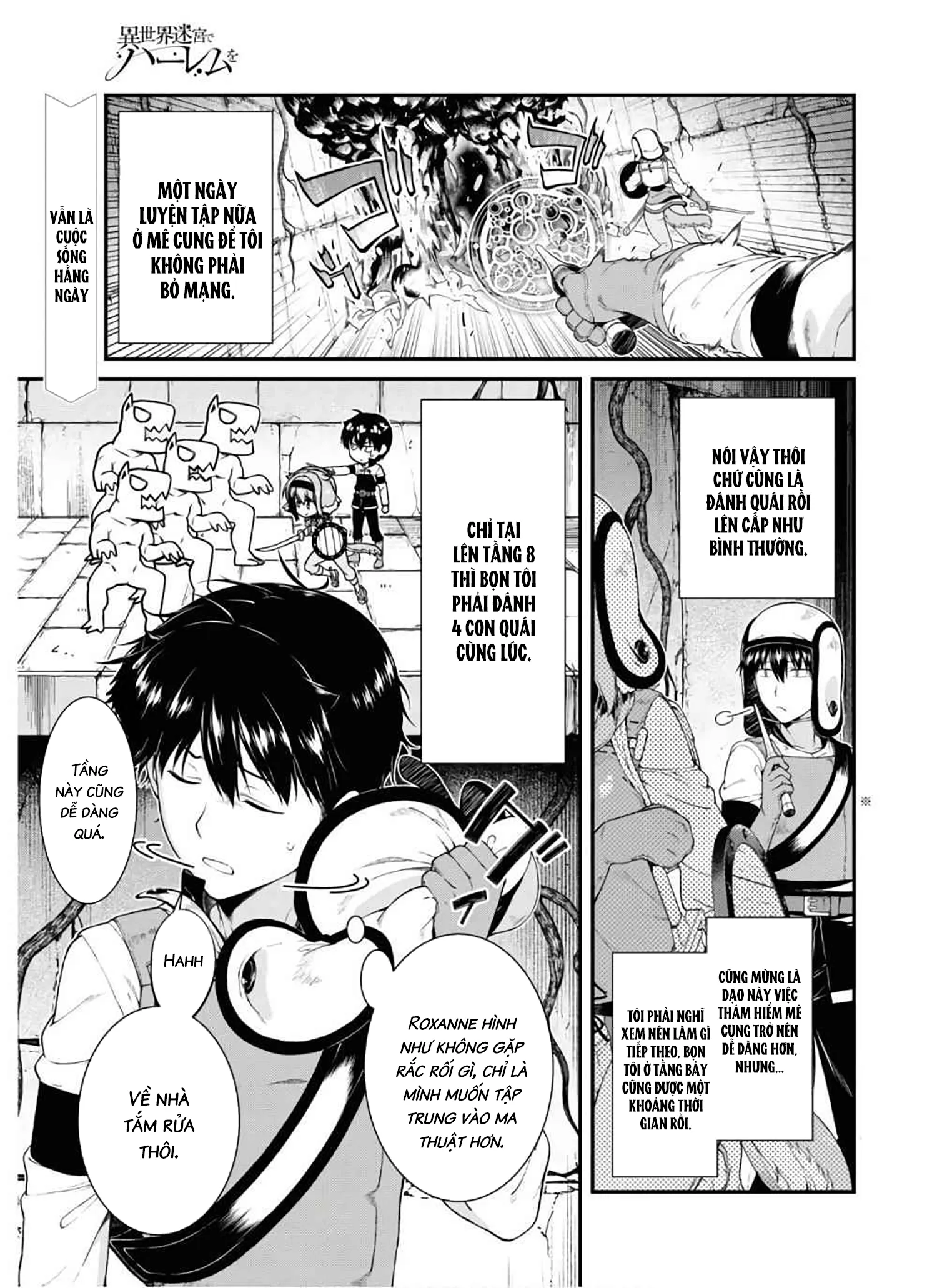 HentaiVN.net - Ảnh 3 - A Harem in the Fantasy World Dungeon [Isekai Meikyuu De Harem O] - Chap 27