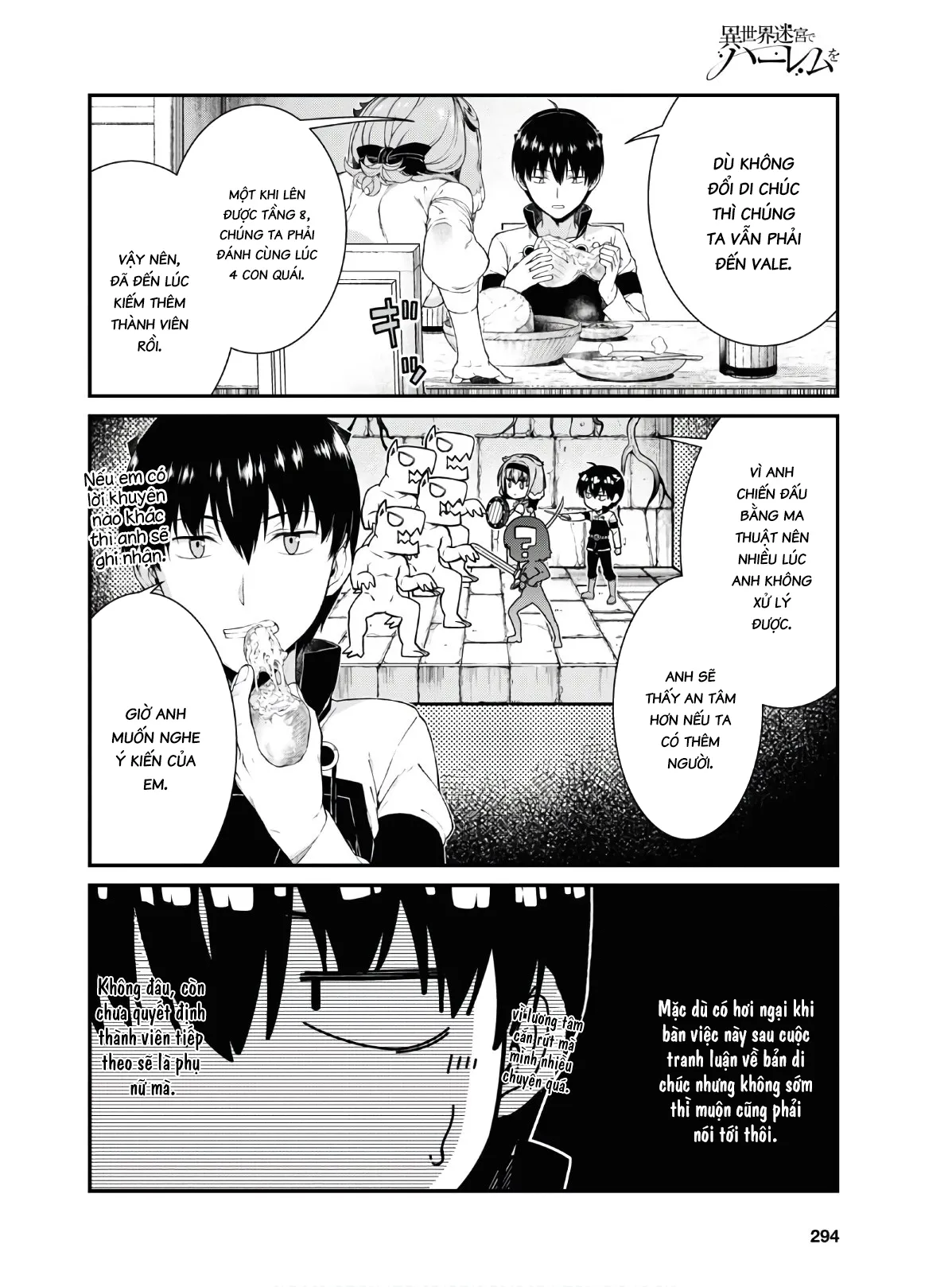 HentaiVN.net - Ảnh 14 - A Harem in the Fantasy World Dungeon [Isekai Meikyuu De Harem O] - Chap 28
