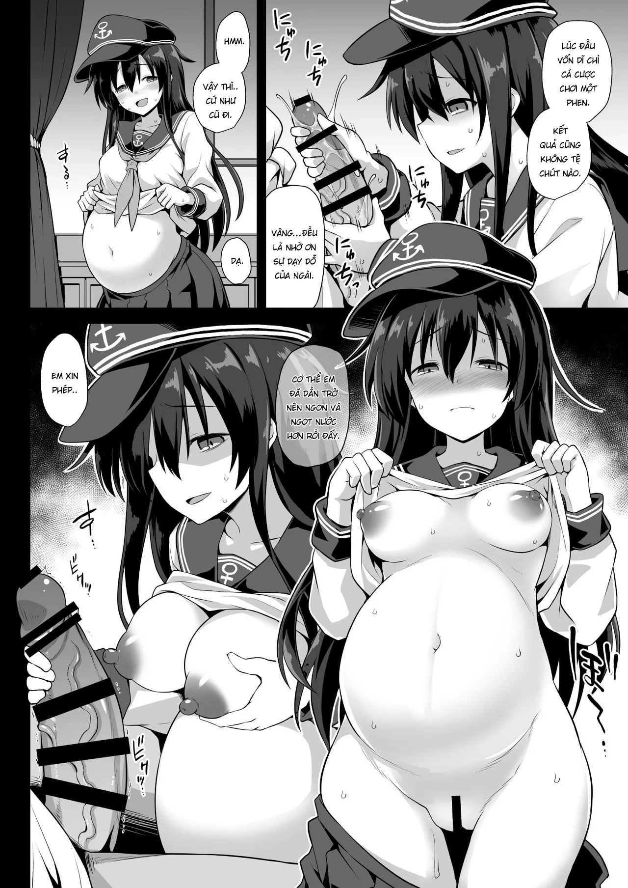 HentaiVN.net - Ảnh 5 - Kanmusu Chakunin Dairoku Kuchikutai Soushuuhen [艦娘着妊 第六駆逐隊総集編] - Chap 2