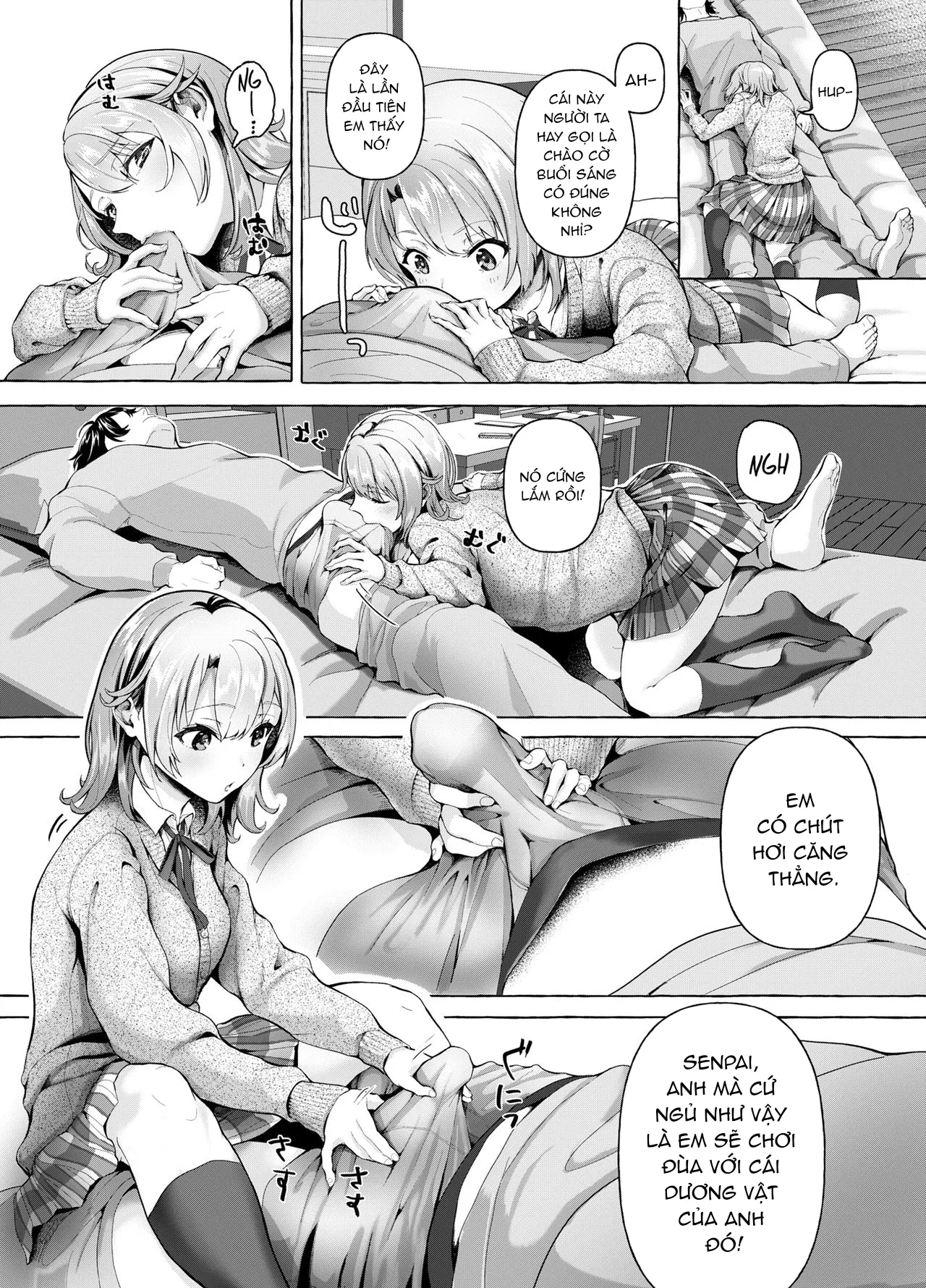 HentaiVN.net - Ảnh 6 - Chào buổi sáng, Senpai! (Yahari Ore no Seishun Love Come wa Machigatteiru) [Ohayou Gozaimasu, Senpai; おはようございます、せんぱい♡] - Oneshot