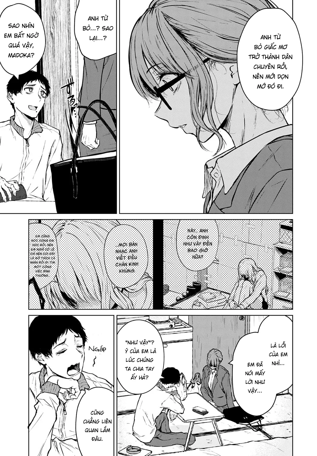 HentaiVN.net - Ảnh 11 - Vượt lên tương lai dang dở [Mirai ni Narenakatta Ano Hi kara, Beyond The Unfulfilled Future] - Oneshot ngọt