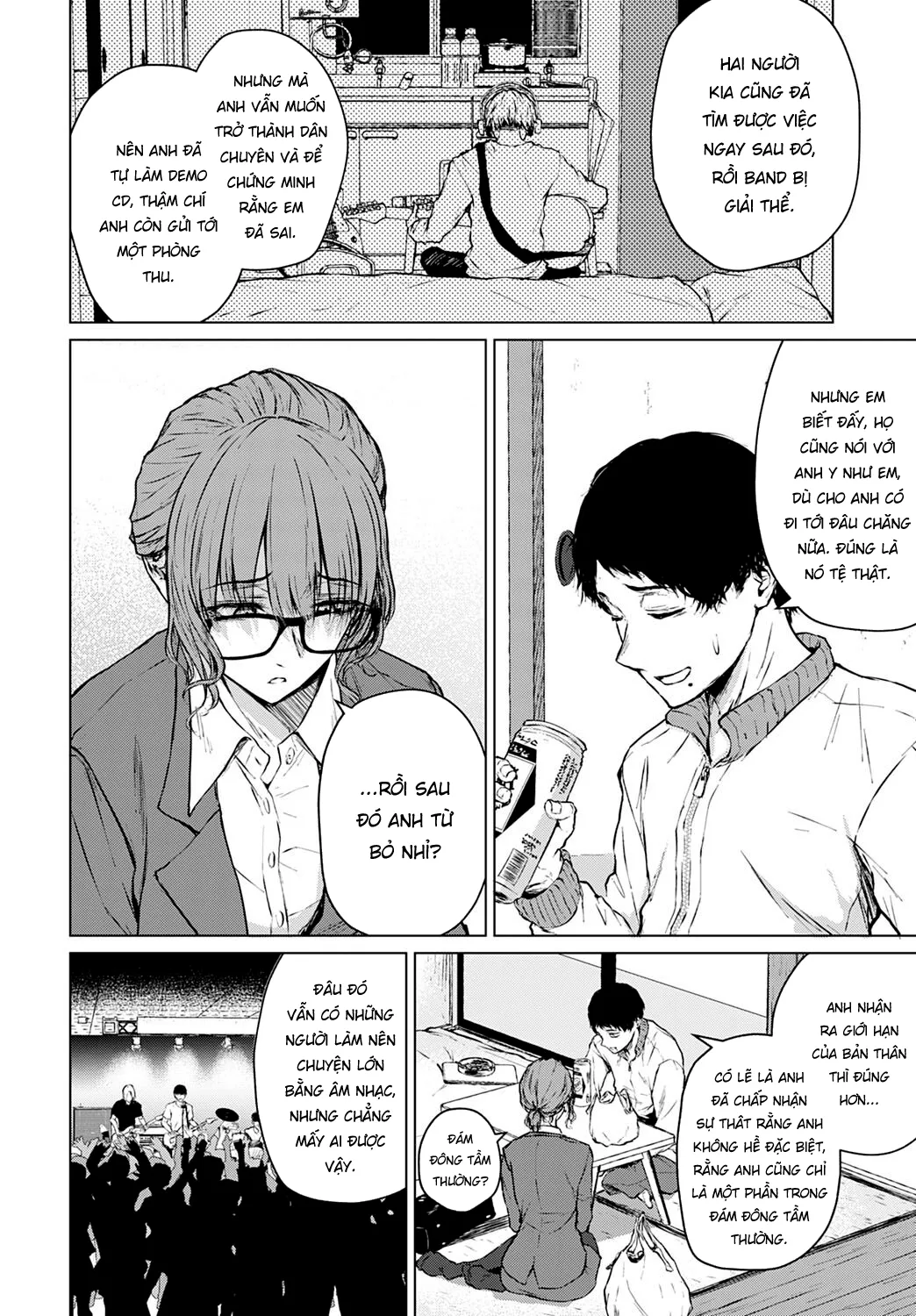 HentaiVN.net - Ảnh 12 - Vượt lên tương lai dang dở [Mirai ni Narenakatta Ano Hi kara, Beyond The Unfulfilled Future] - Oneshot ngọt