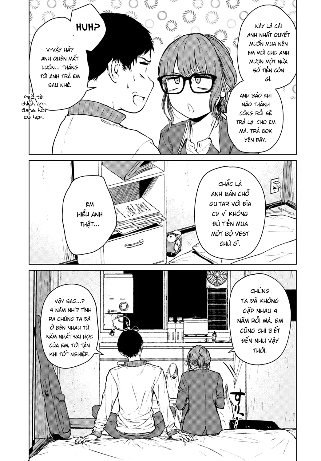 HentaiVN.net - Ảnh 15 - Vượt lên tương lai dang dở [Mirai ni Narenakatta Ano Hi kara, Beyond The Unfulfilled Future] - Oneshot ngọt