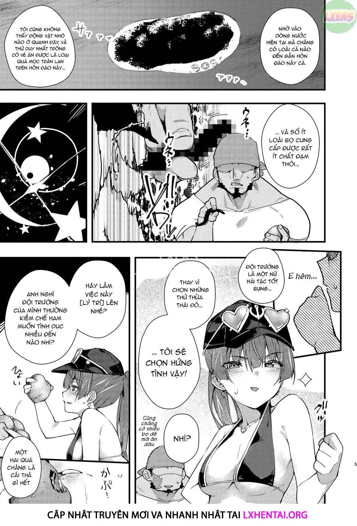 HentaiVN.net - Ảnh 7 - Kono Mujintou Ni Wa Tabemono Ga Ecchi Na Kajitsu Shika Nai...... Tte Koto!? - Oneshot