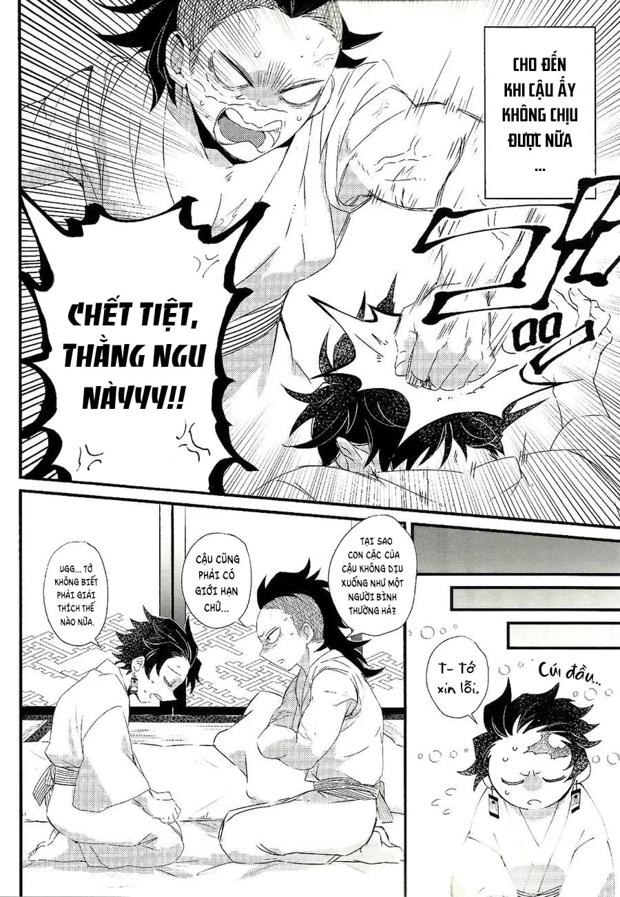 HentaiVN.net - Ảnh 5 - Tôi không thể kiềm chế được nữa!! [辛抱たまらん!!] - Oneshot